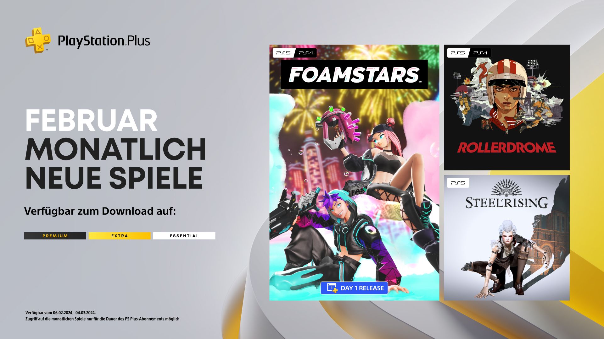 Die monatlichen PlayStation Plus-Titel im Februar für PS4 und PS5.