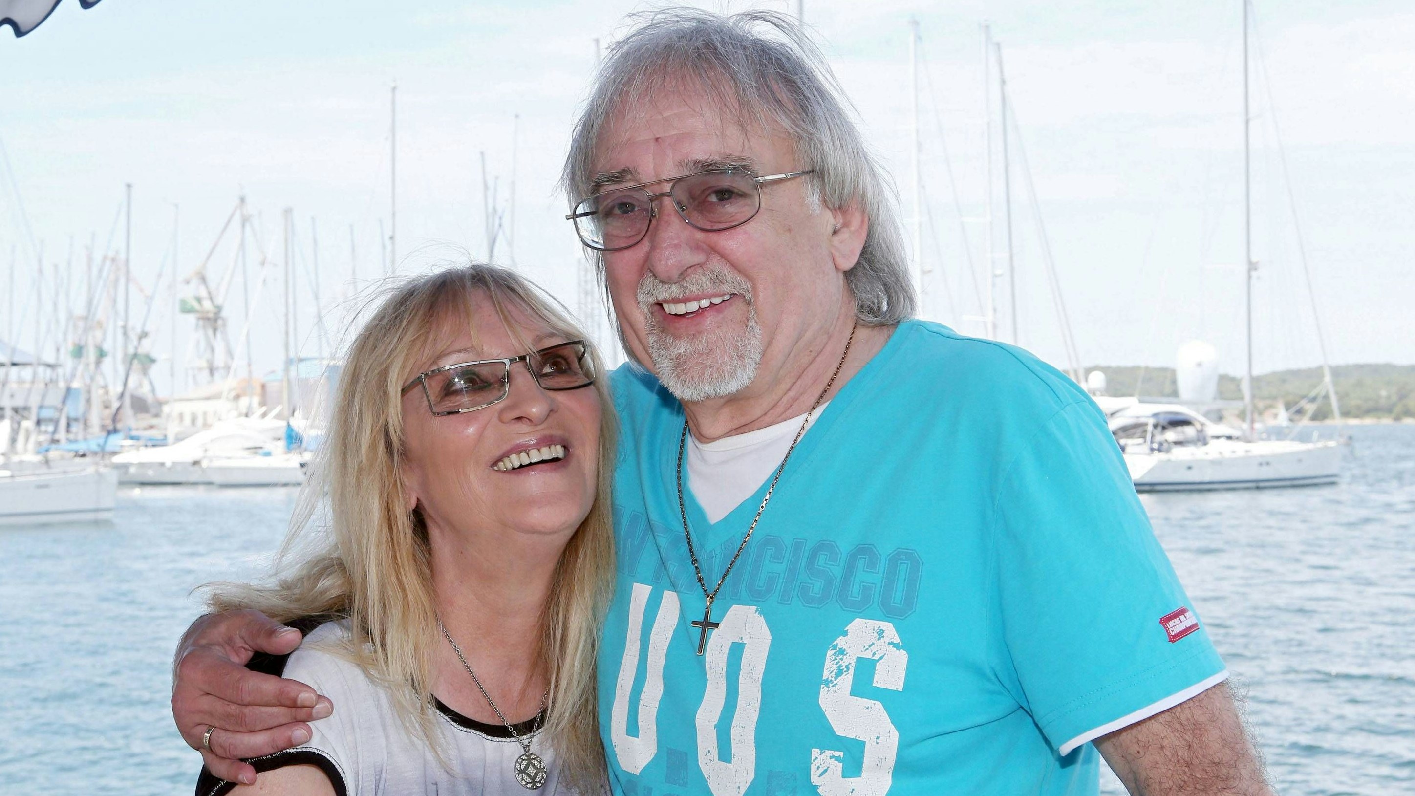 "Die Amigos"-Mitglied Karl-Heinz Ulrich und seine Doris 2015.