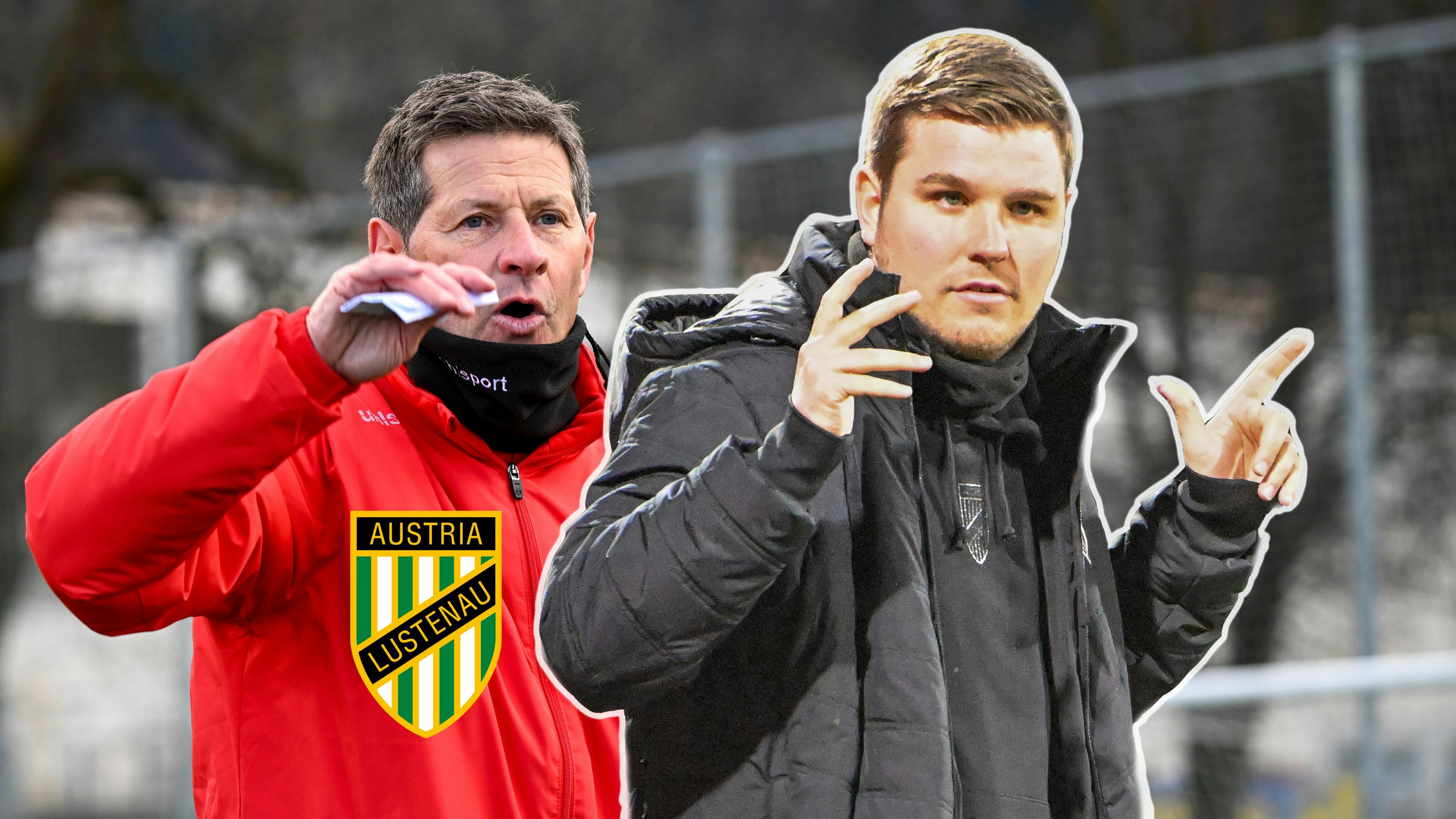 Sportchef Alexander Schneider (r.) hofft, dass unter Coach Andreas Heraf (l.) die Wende gelingt.