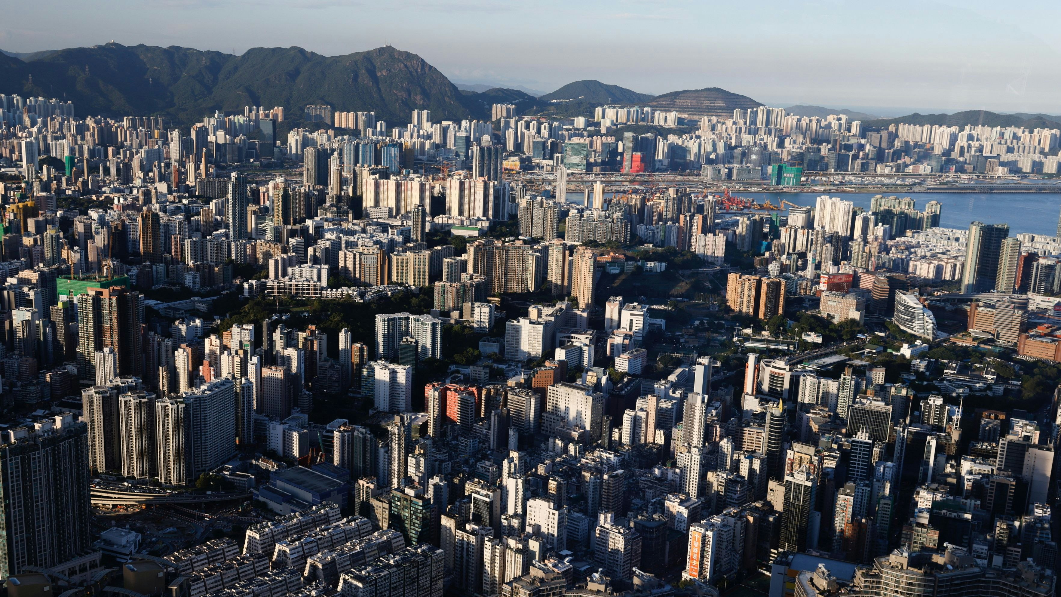 A general view of skyline buildings, in Hong Kong, China July 13, 2021. REUTERS/Tyrone Siu