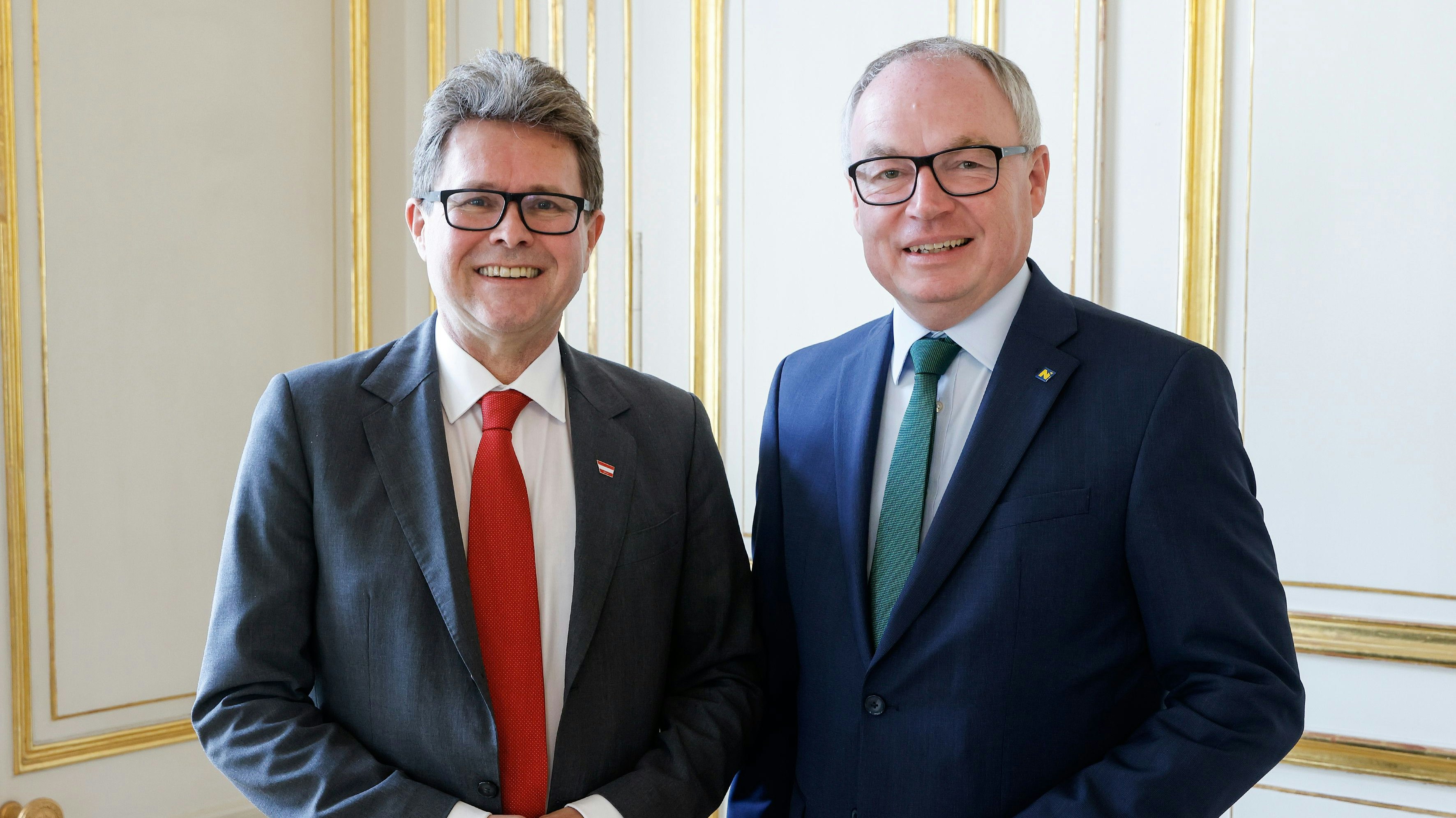 Martin Polaschek (l.) und Stephan Pernkopf