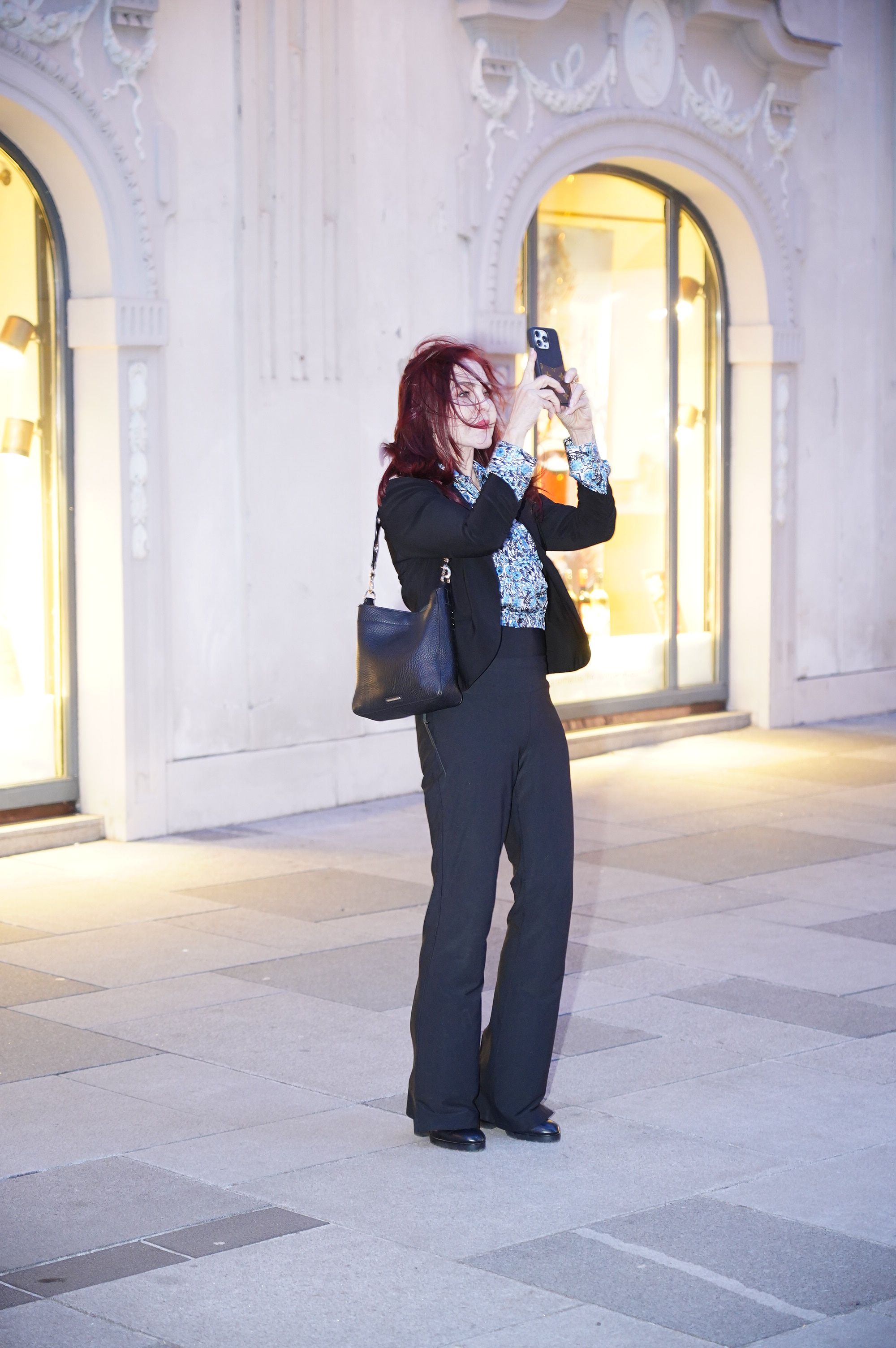 Priscilla Presley zeigte sich von der City begeistert und machte zahlreiche Fotos.