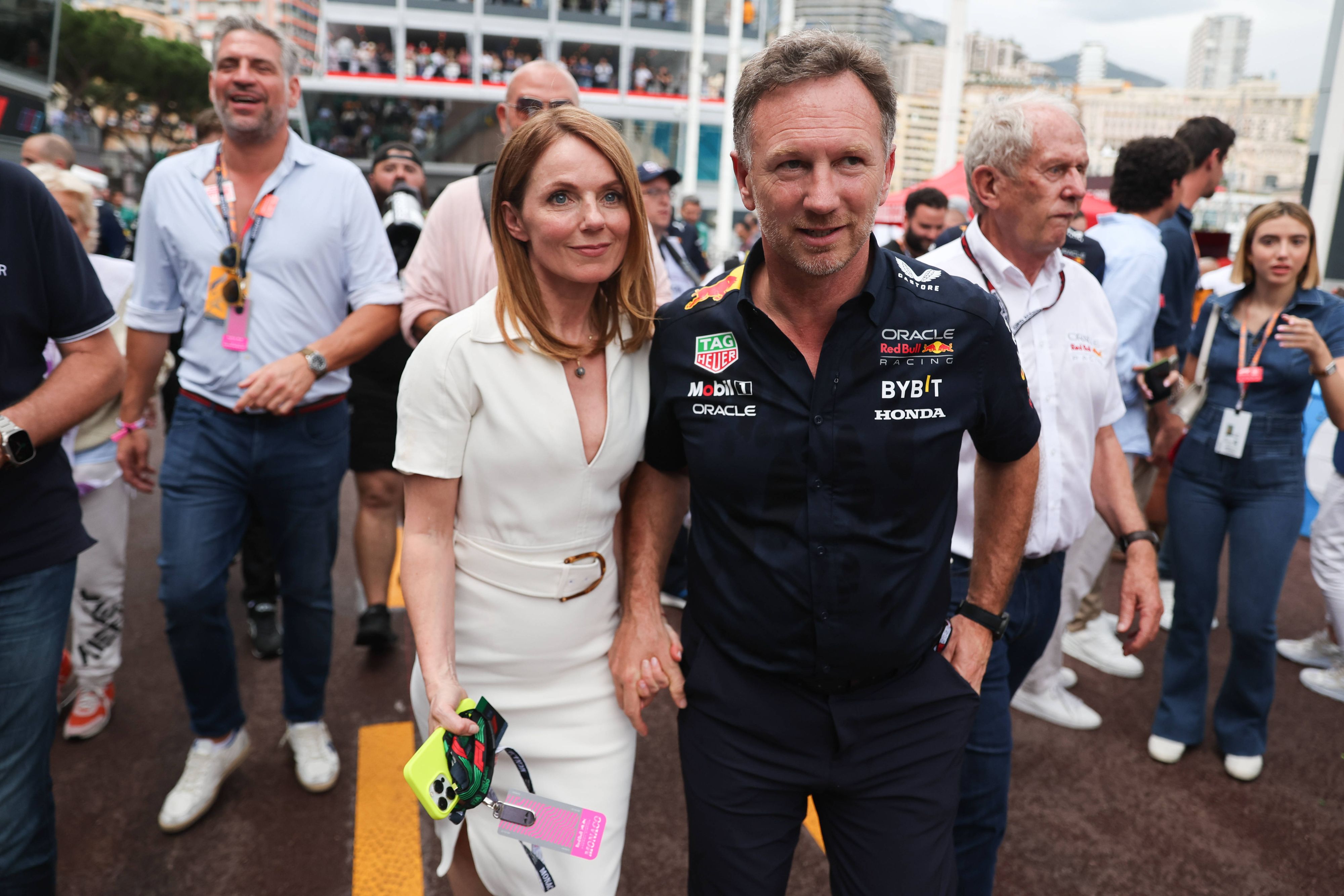 Christian Horner sieht sich mit Anschuldigungen konfrontiert. Seine Frau Geri Halliwell leidet.