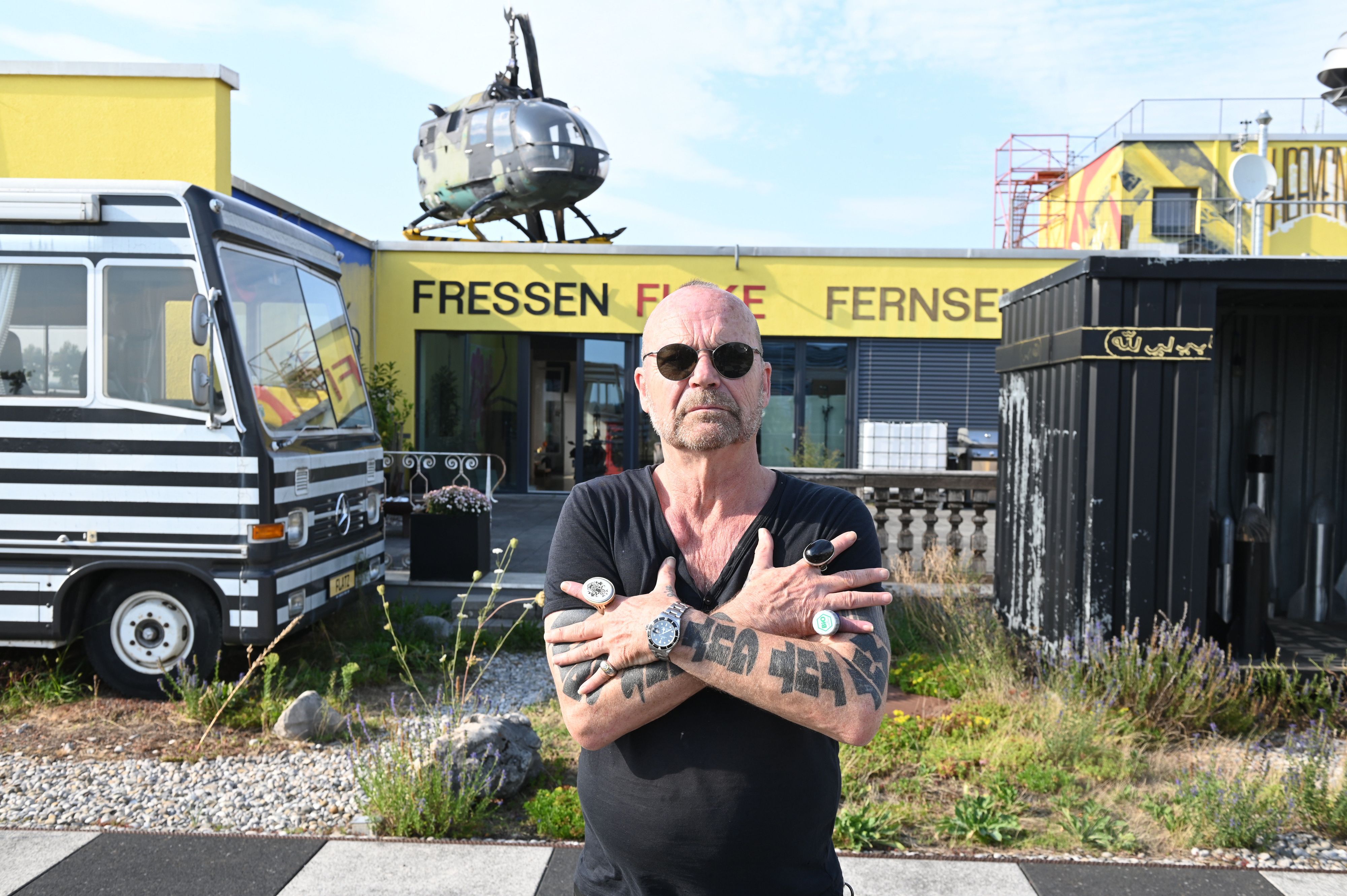 Aktionskünstler Wolfgang Flatz