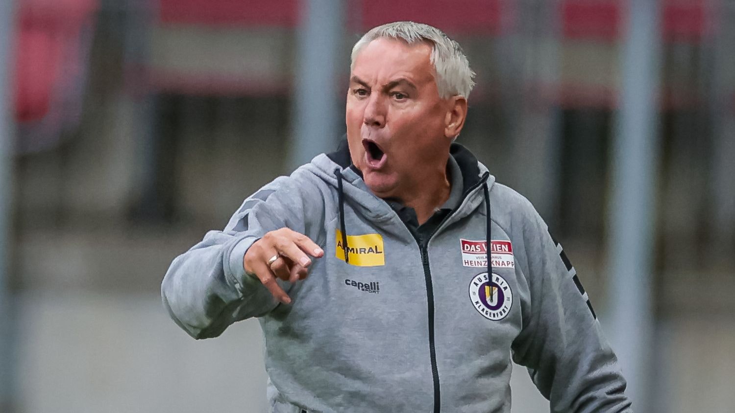 Peter Pacult, Coach von Austria Klagenfurt. 