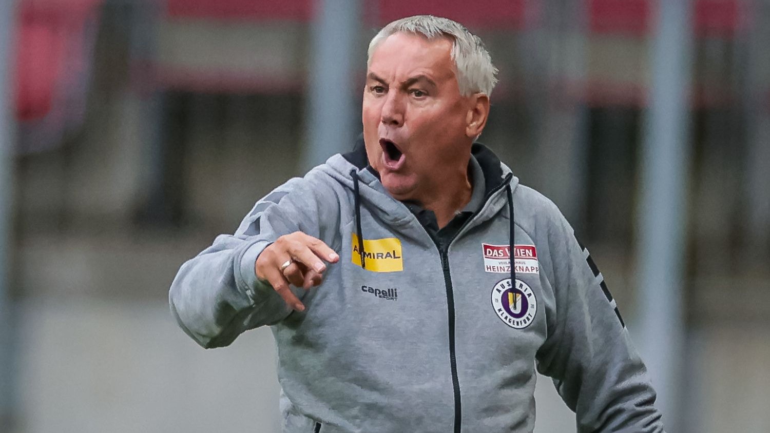 Peter Pacult, Coach von Austria Klagenfurt. 