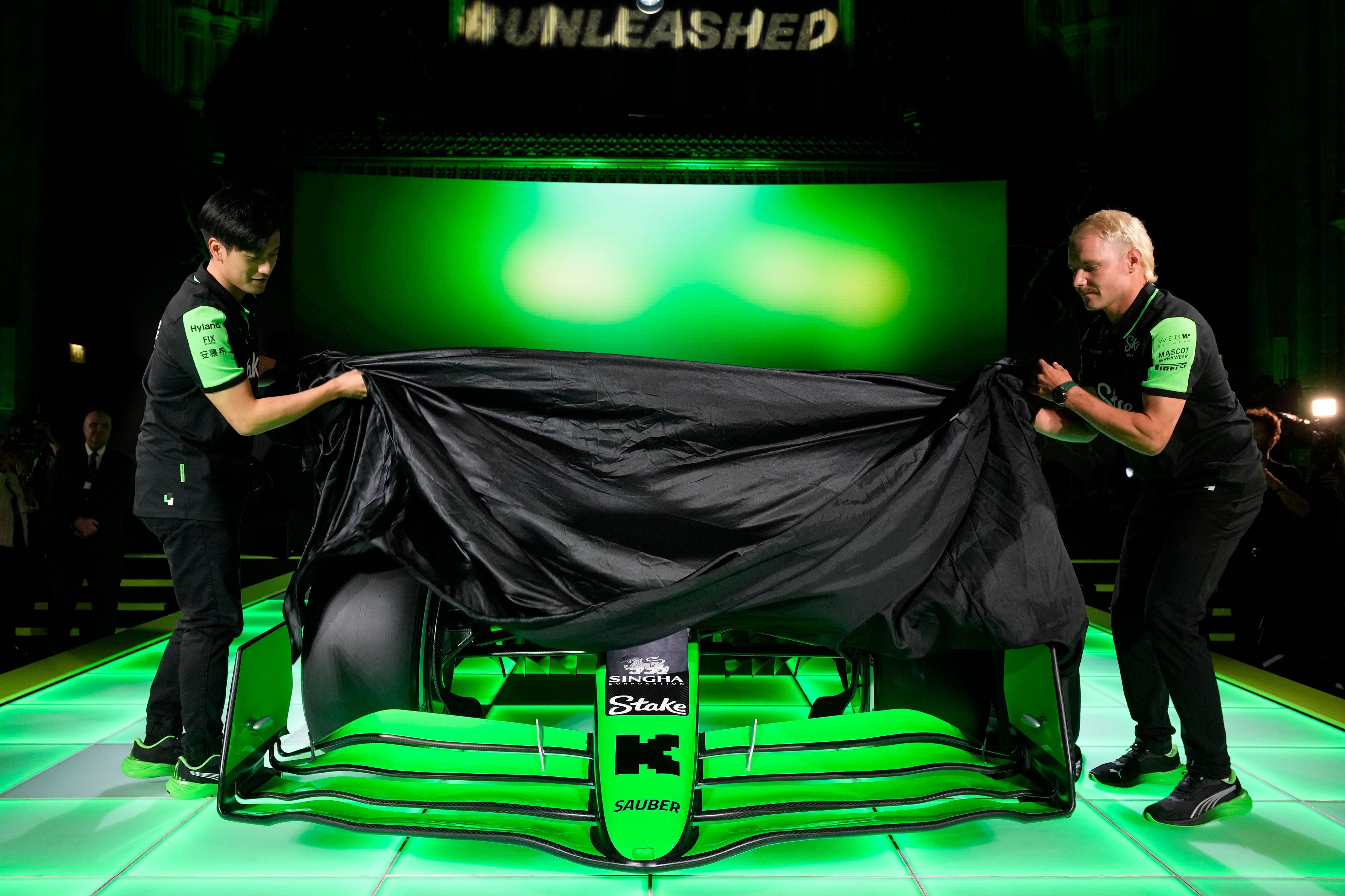 Die Präsentation des C44 des Sauber-Teams. 