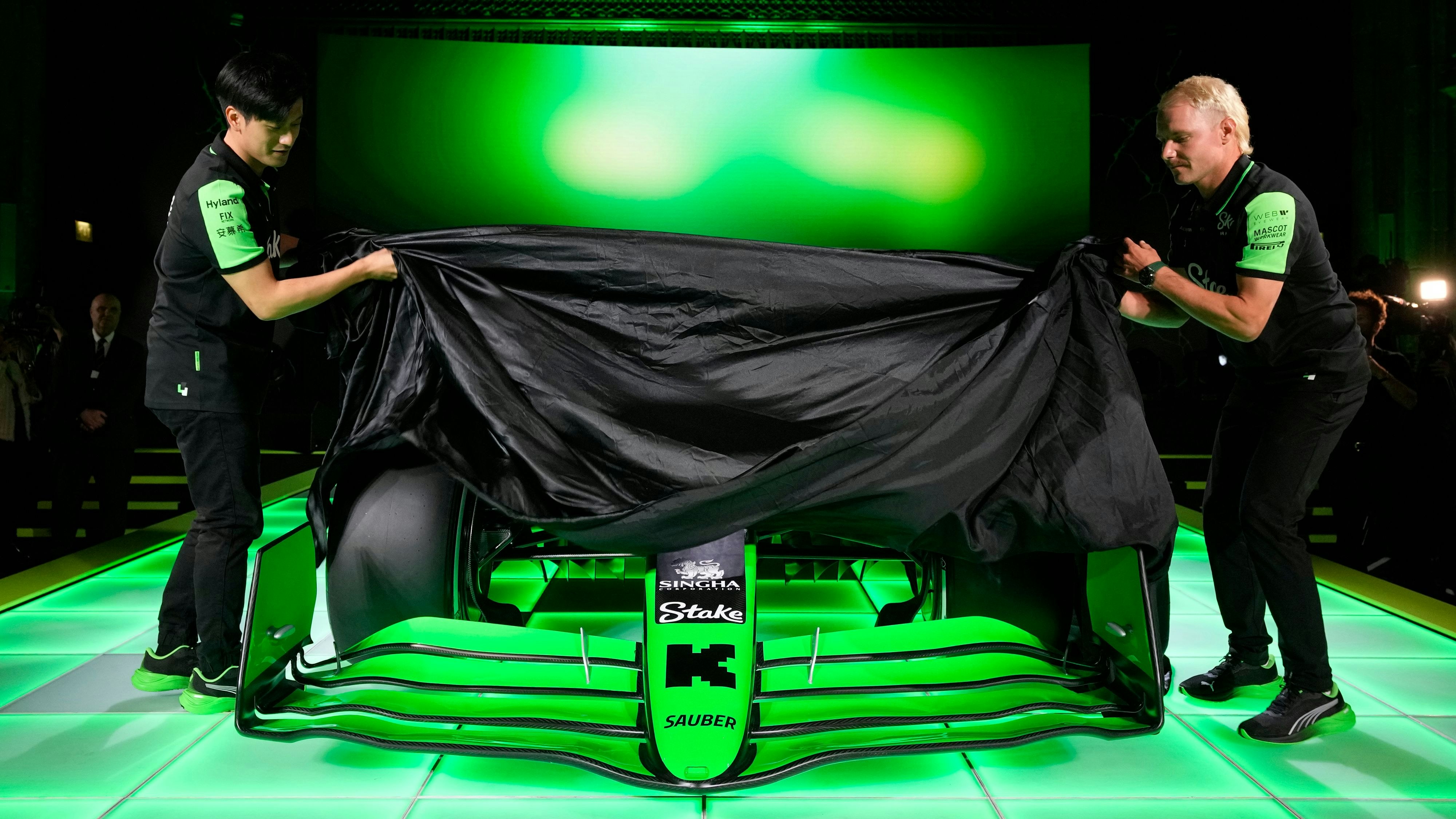 Die Präsentation des C44 des Sauber-Teams. 