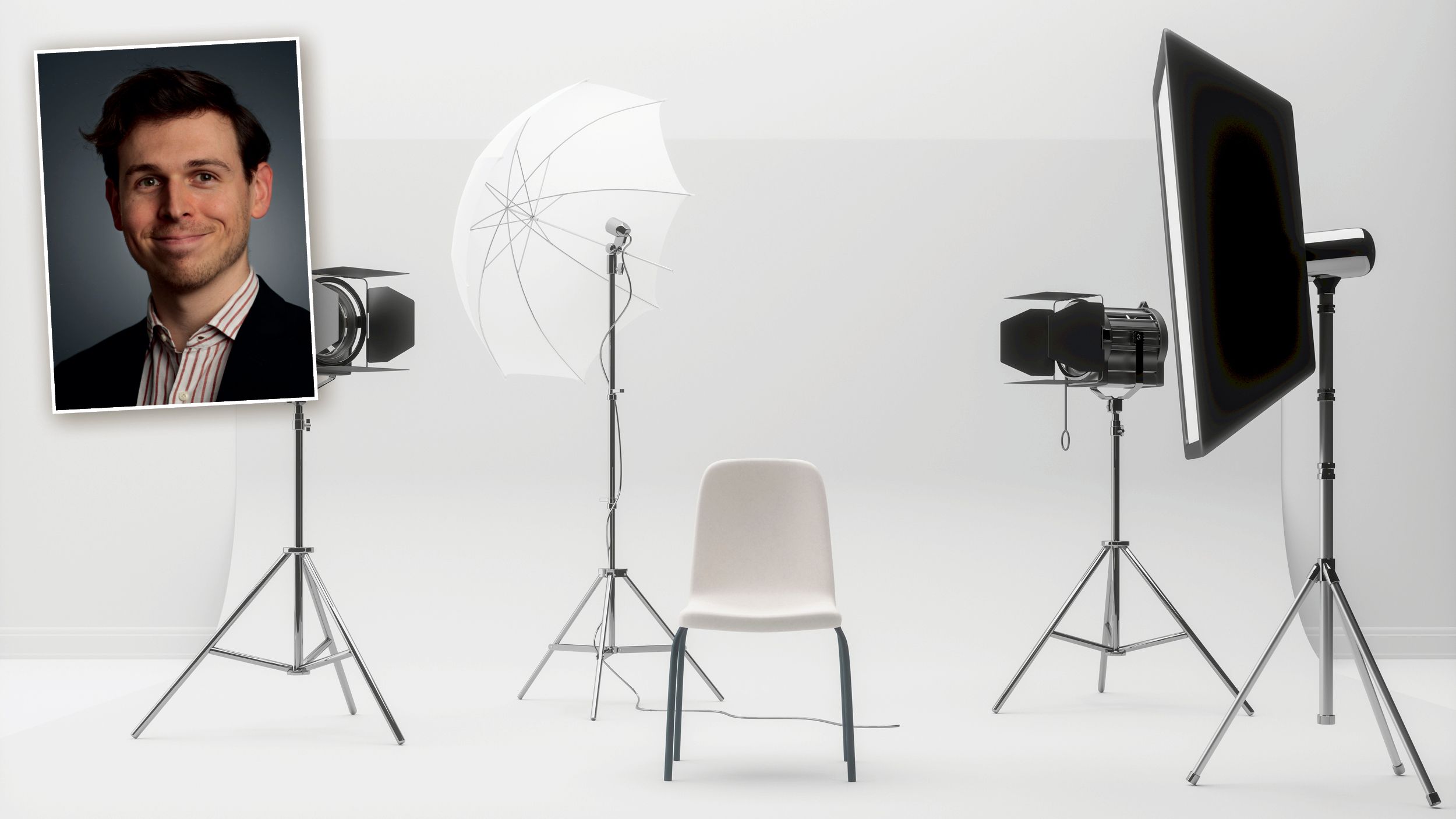 Fotograf Florian Wallisch lichtet motivierte Bewerber ab.