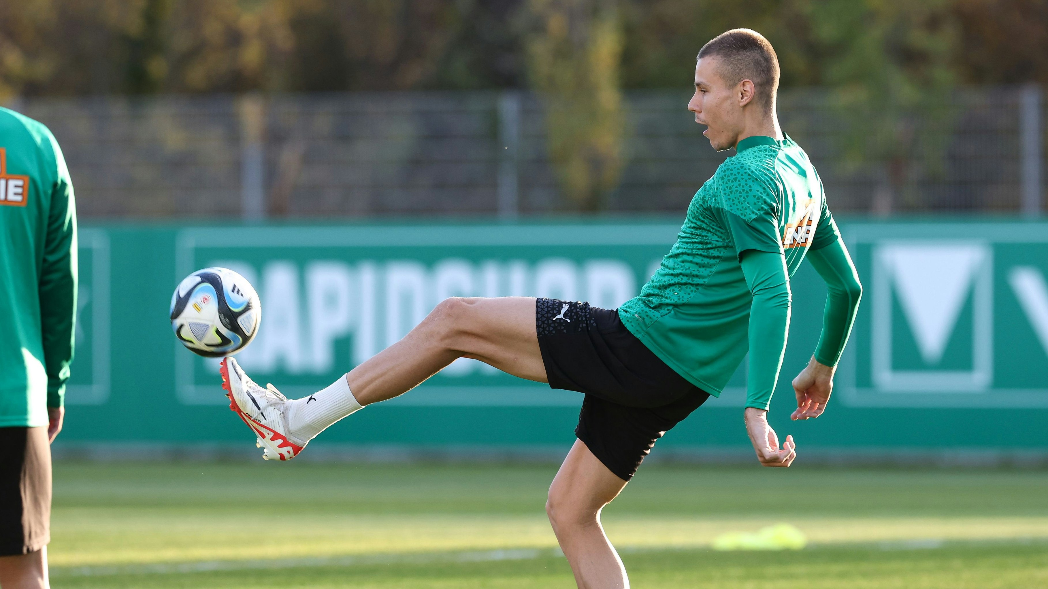 Der 24-jährige Aleksa Pejic kam bei Rapid in dieser Saison nicht zum Zug.