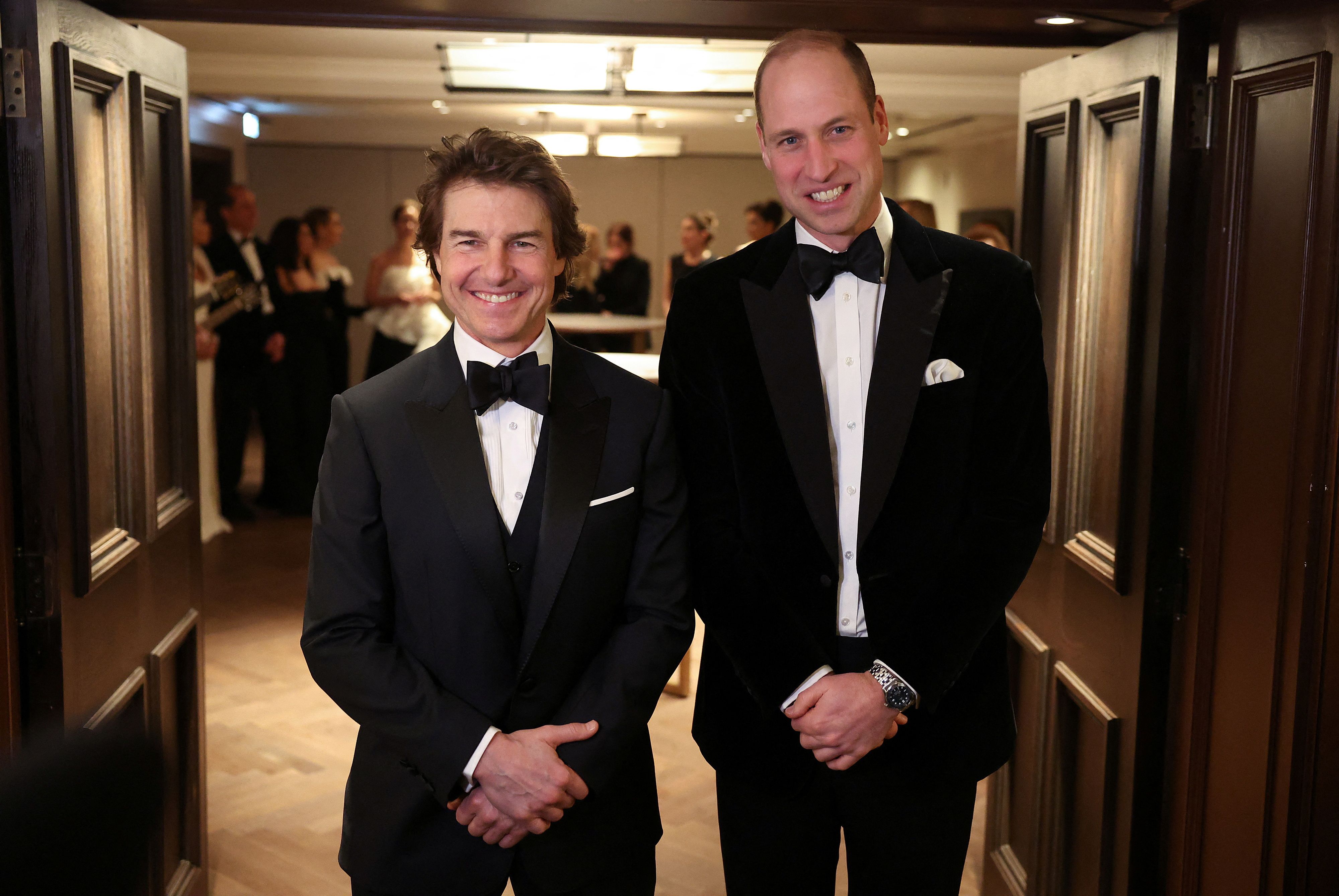 Prinz William und Tom Cruise kennen sich schon lange.