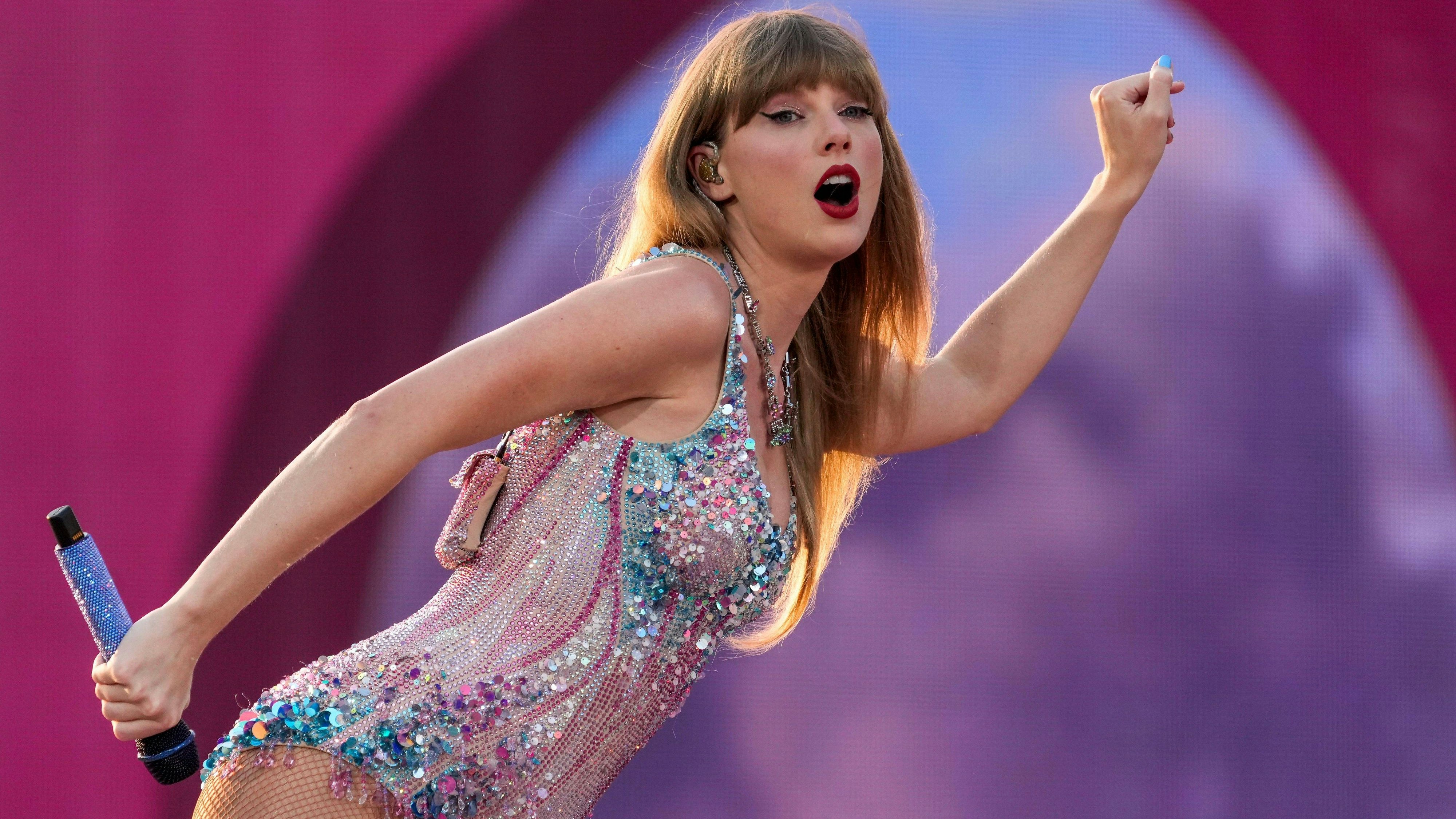 Taylor Swift bei einem Konzert ihrer "The Eras Tour" im Sommer 2023
