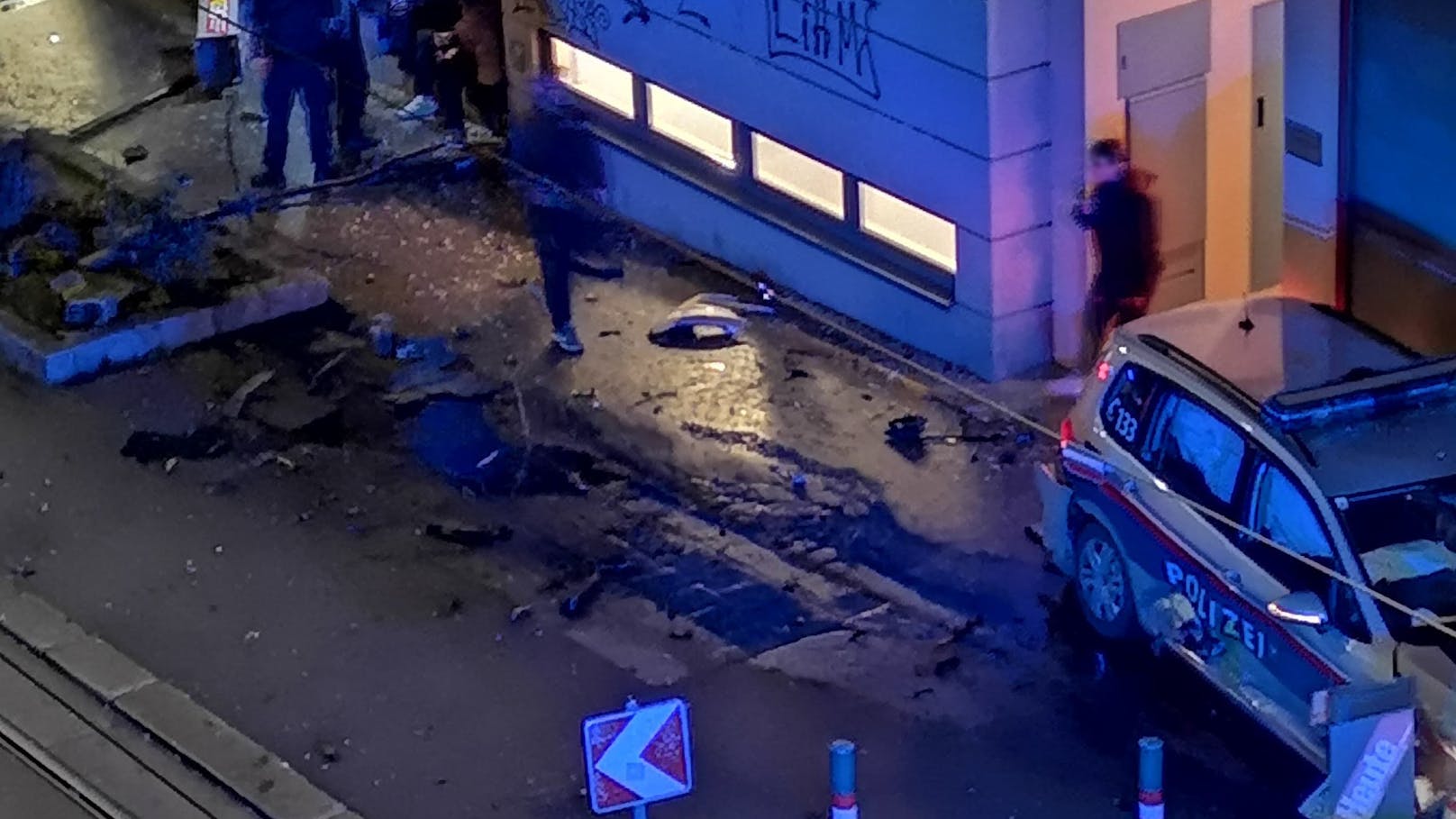 Auf der Knöllgasse (Wien-Favoriten) kam es zu dem schweren Unfall. 