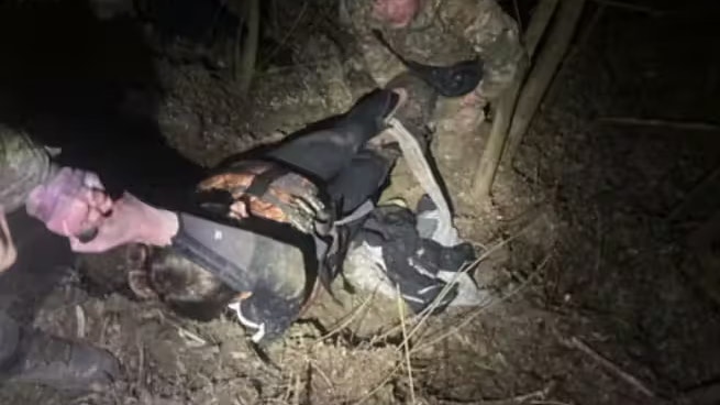 Ein Ukrainer wird bei der Flucht über die grüne Grenze nach Rumänien verhaftet.