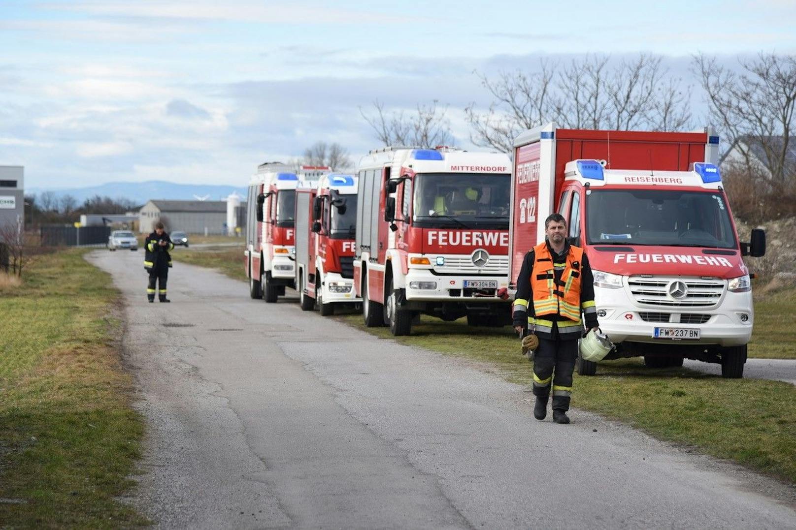 Die Feuerwehr stand im Großeinsatz