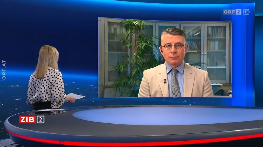 Russland-Experte Gerhard Mangott am Freitagabend in der ZiB-2.