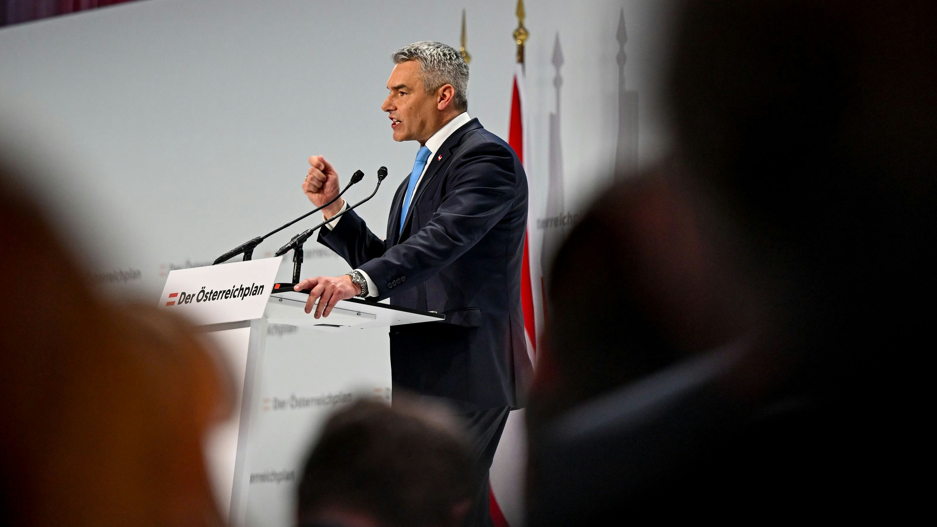 Der "Österreichplan" von Kanzler Karl Nehammer, steht sowohl von Rechts als auch Links immer mehr in der Kritik.