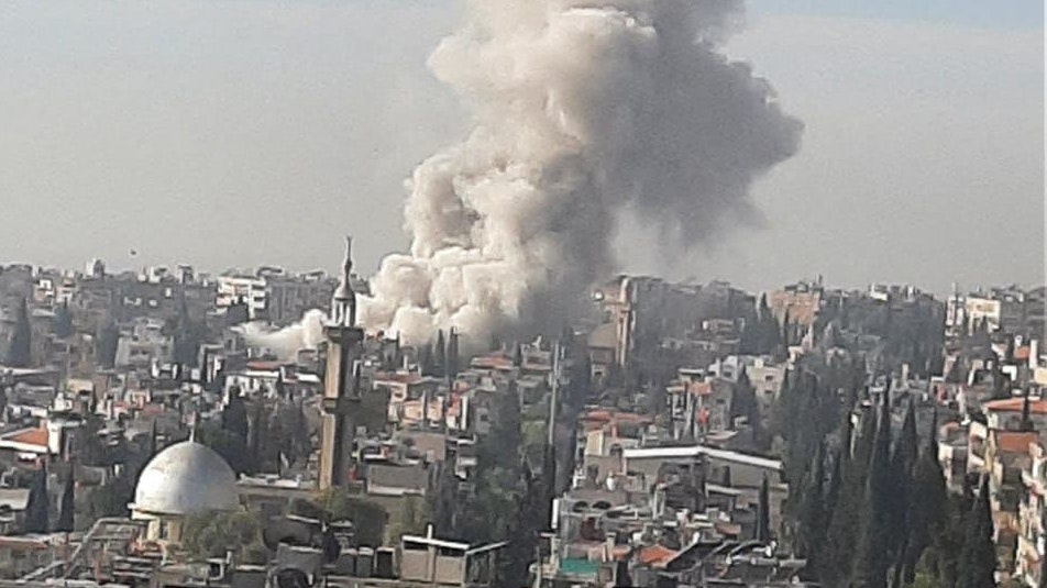 Israelischer Angriff auf Damaskus (Archivbild).