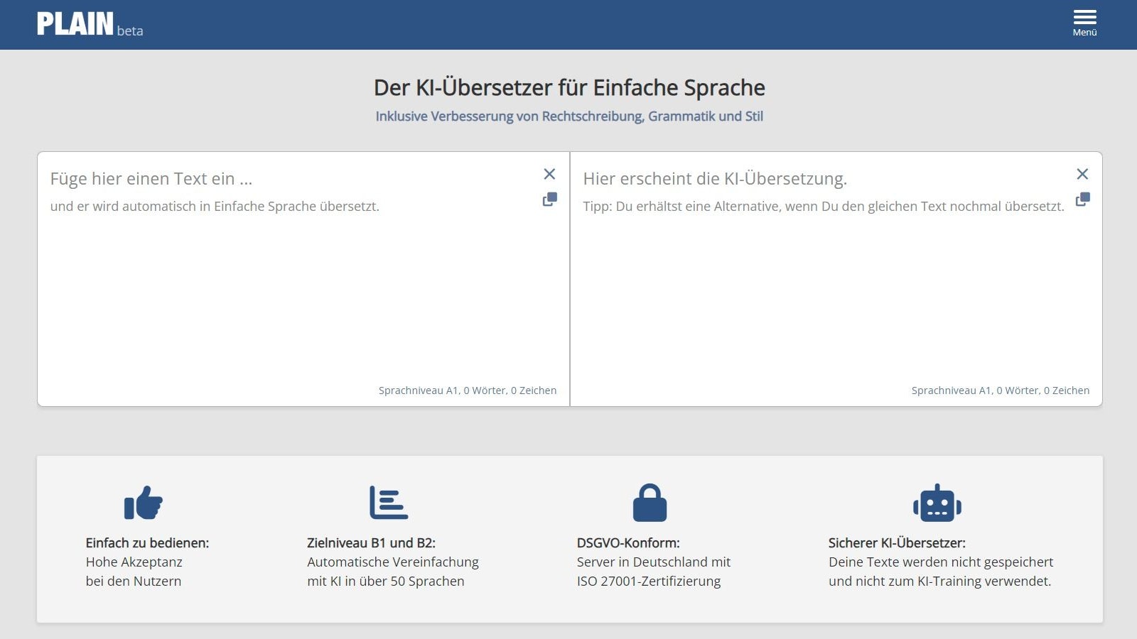 KI-Tool macht schwere Texte verständlich.