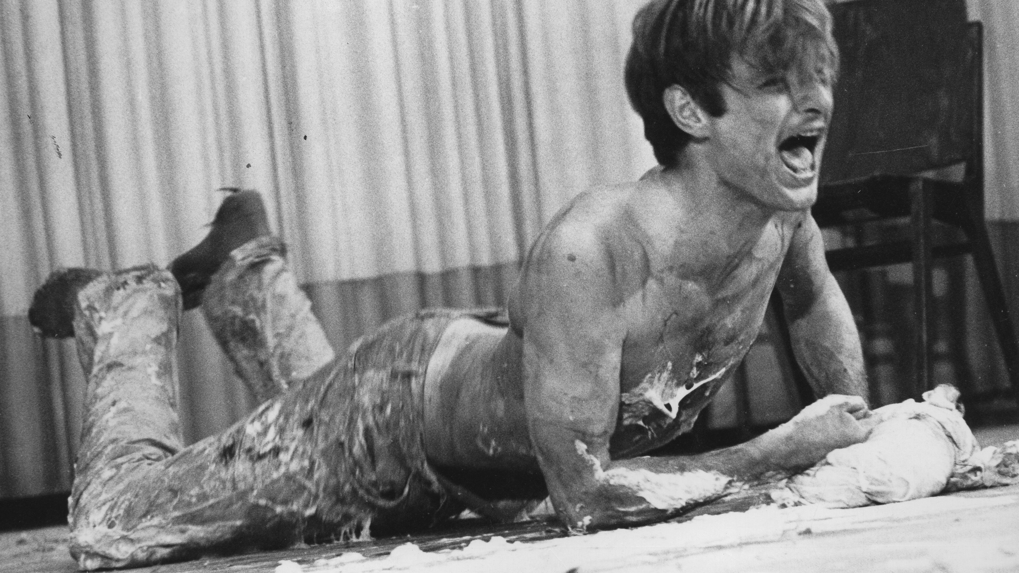 Günter Brus beim >Direct Art Festival