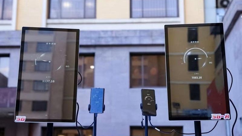 Der Vergleich von 5G und 5.5G im Testbetrieb.