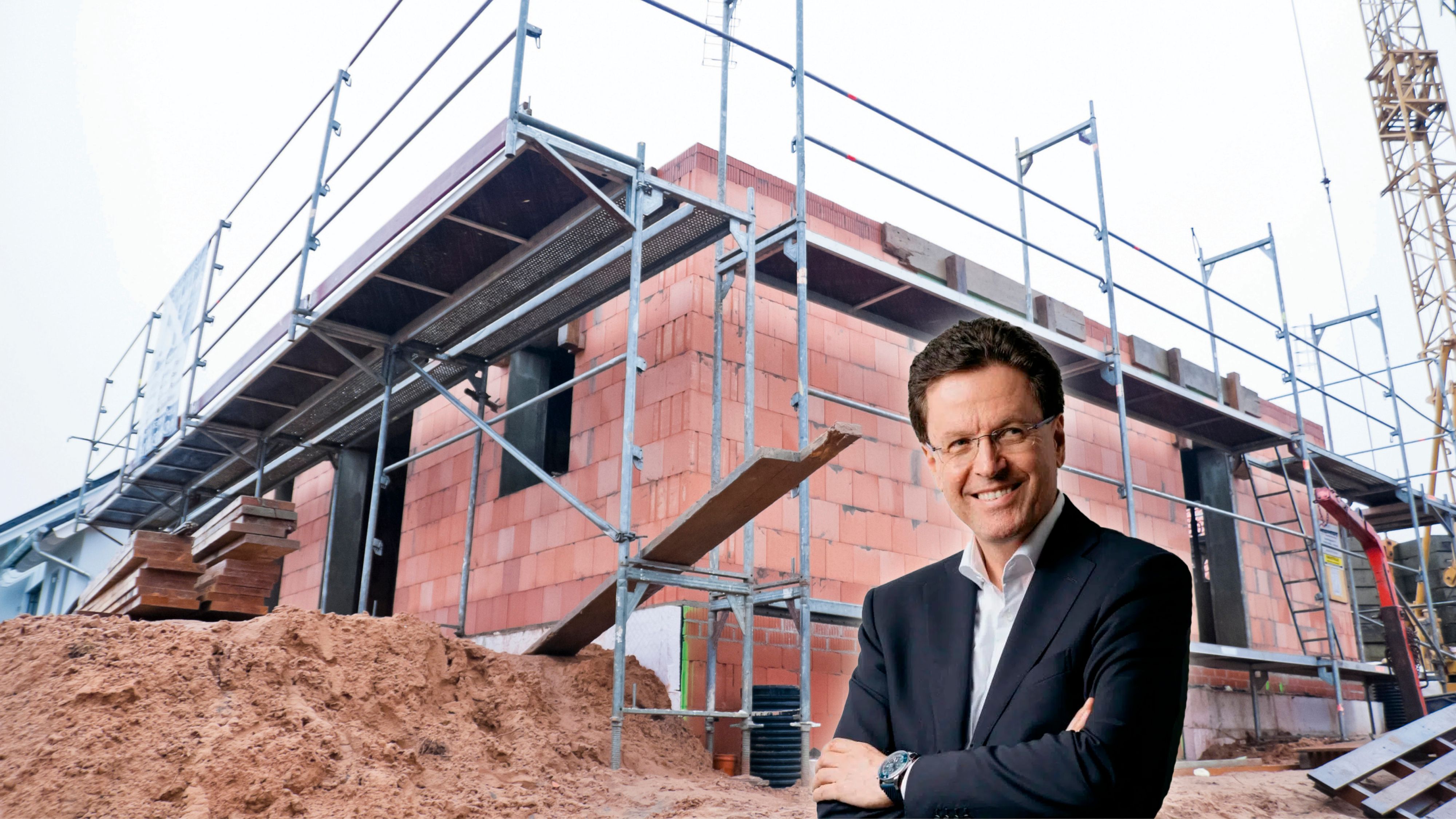 Hubert Wetschnig, Vorsitzender der Bauindustrie OÖ, warnt angesichts der aktuellen Lage. (Symbolbild)