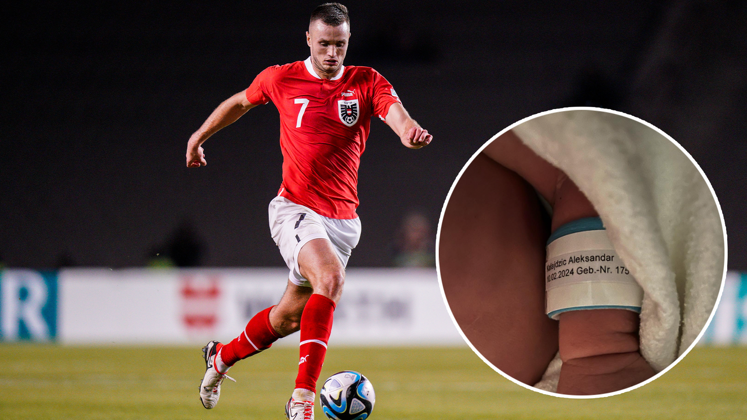 Sasa Kalajdzic wurde zum ersten Mal Vater.