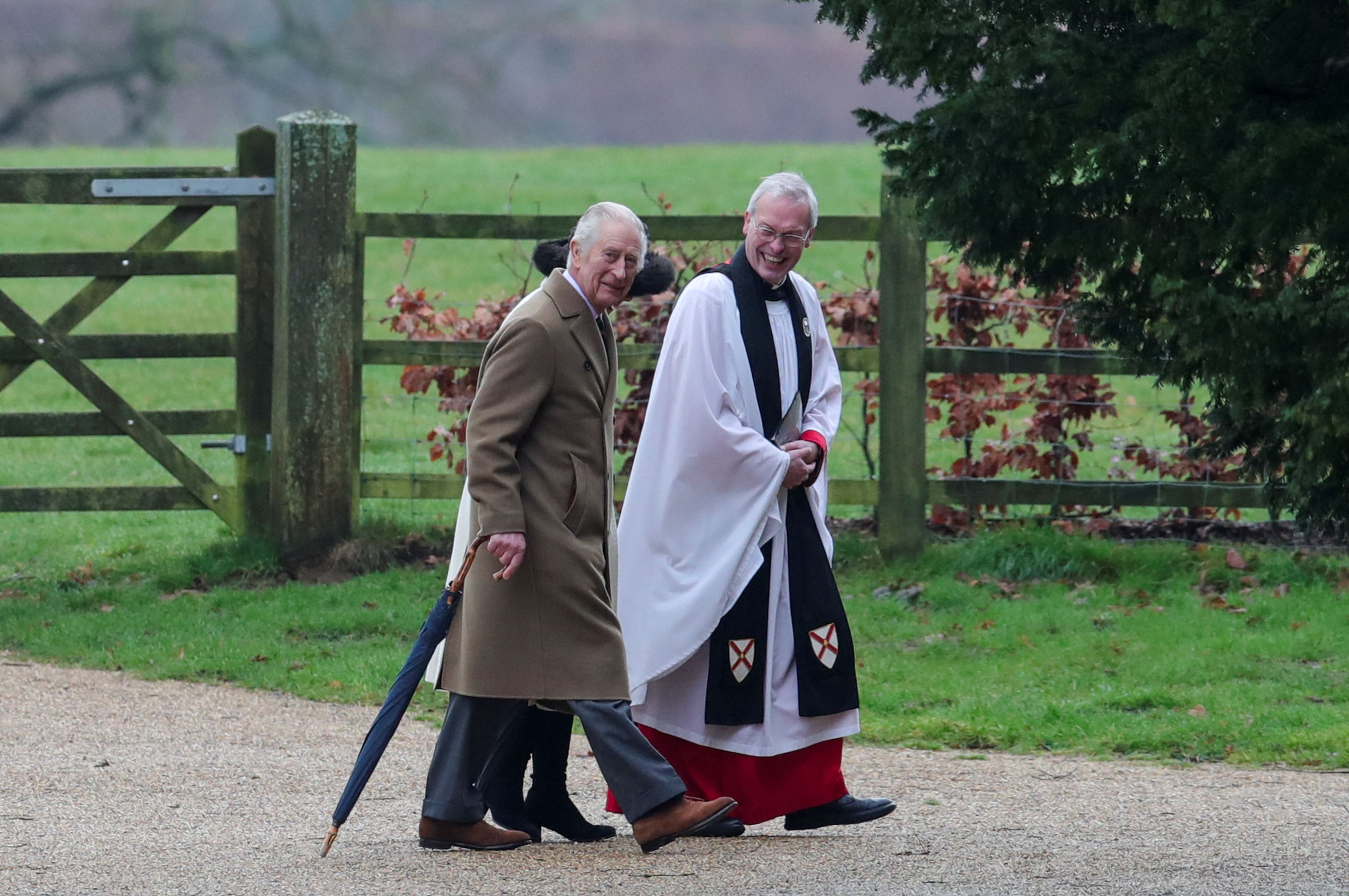 König Charles zeigte sich in der Öffentlichkeit.