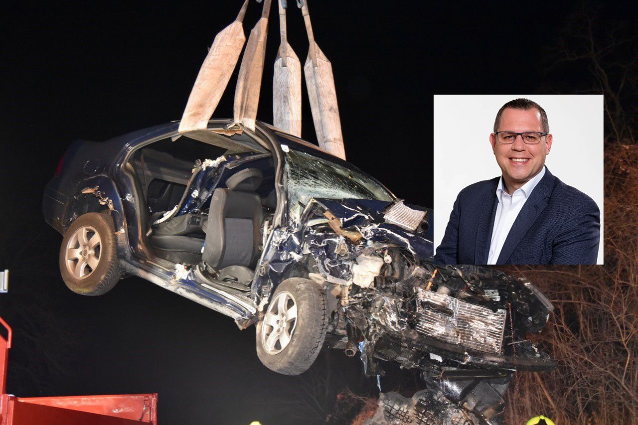 Der Bürgermeister sicherte die Unfallstelle ab und setzte die Rettungskette in Gang.