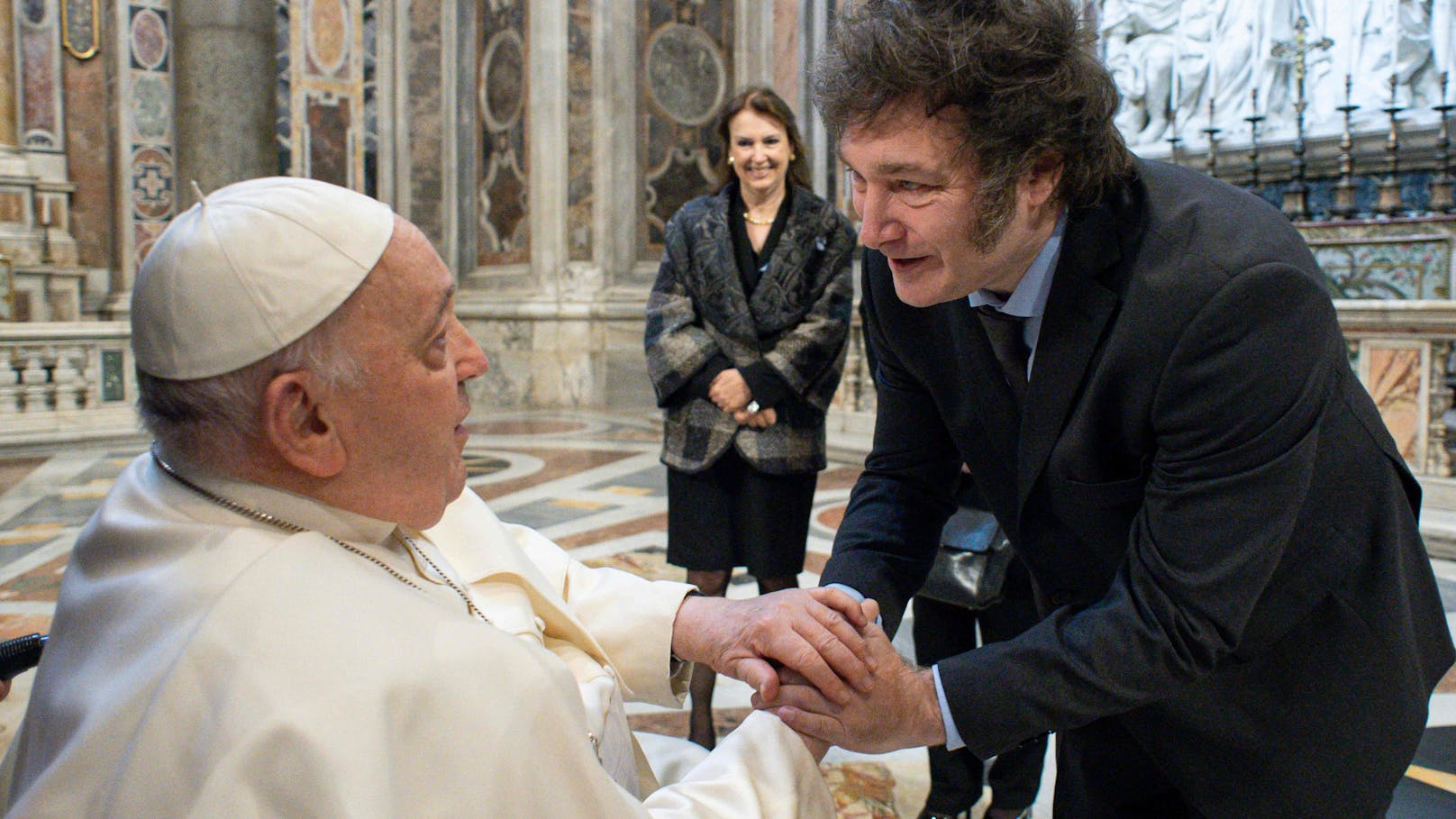 Papst Franziskus trifft argentinischen Präsidenten