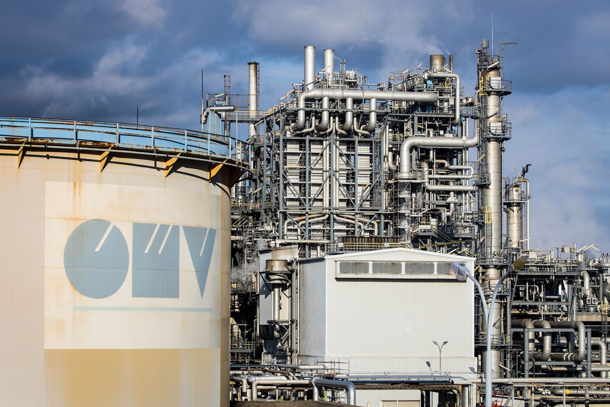 Die OMV-Raffinerie in Schwechat bei Wien. 