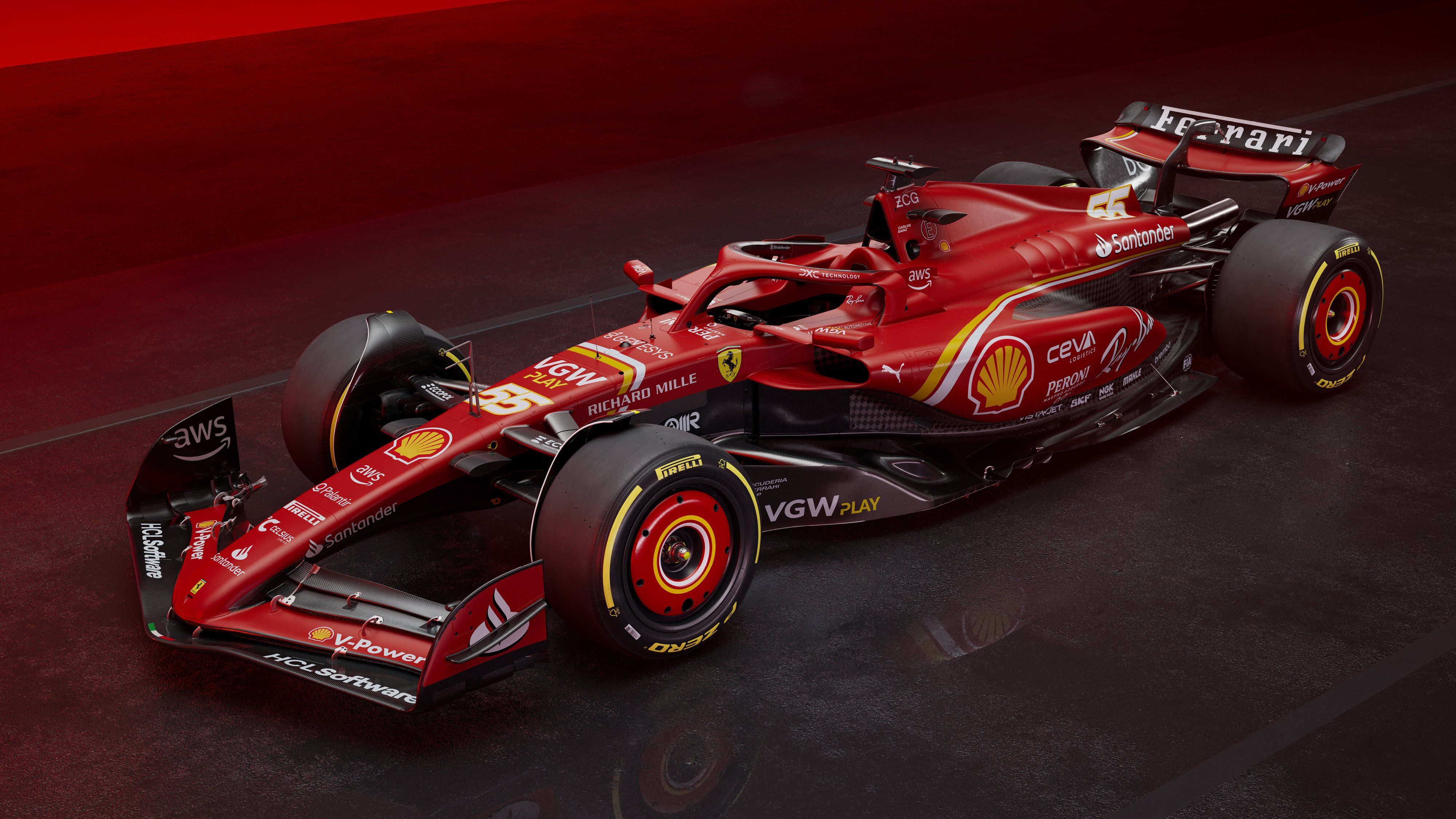 Pure Eleganz: der neue Ferrari-Formel-1-Bolide SF-24