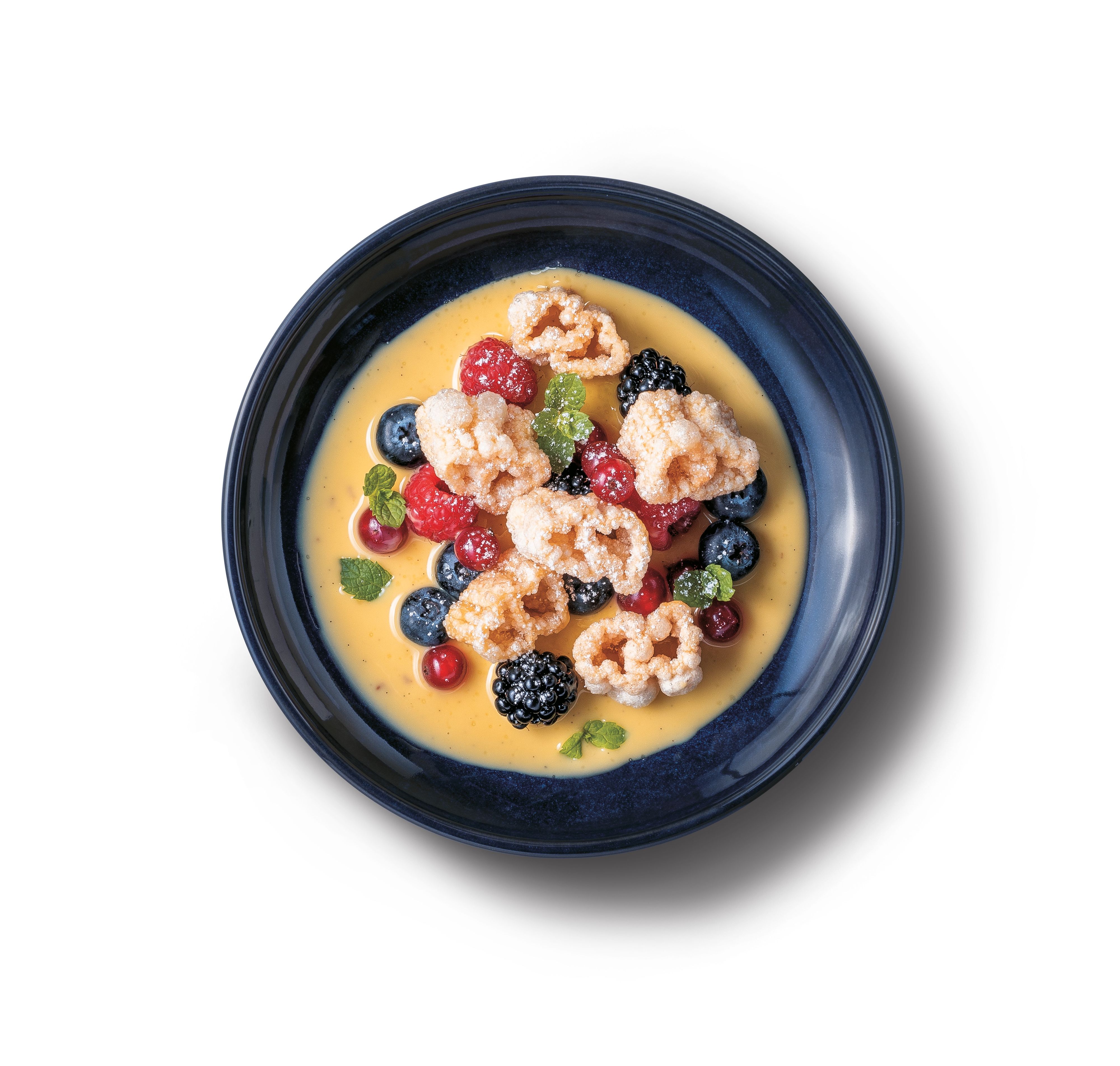 Ein Dessert von Herzen.