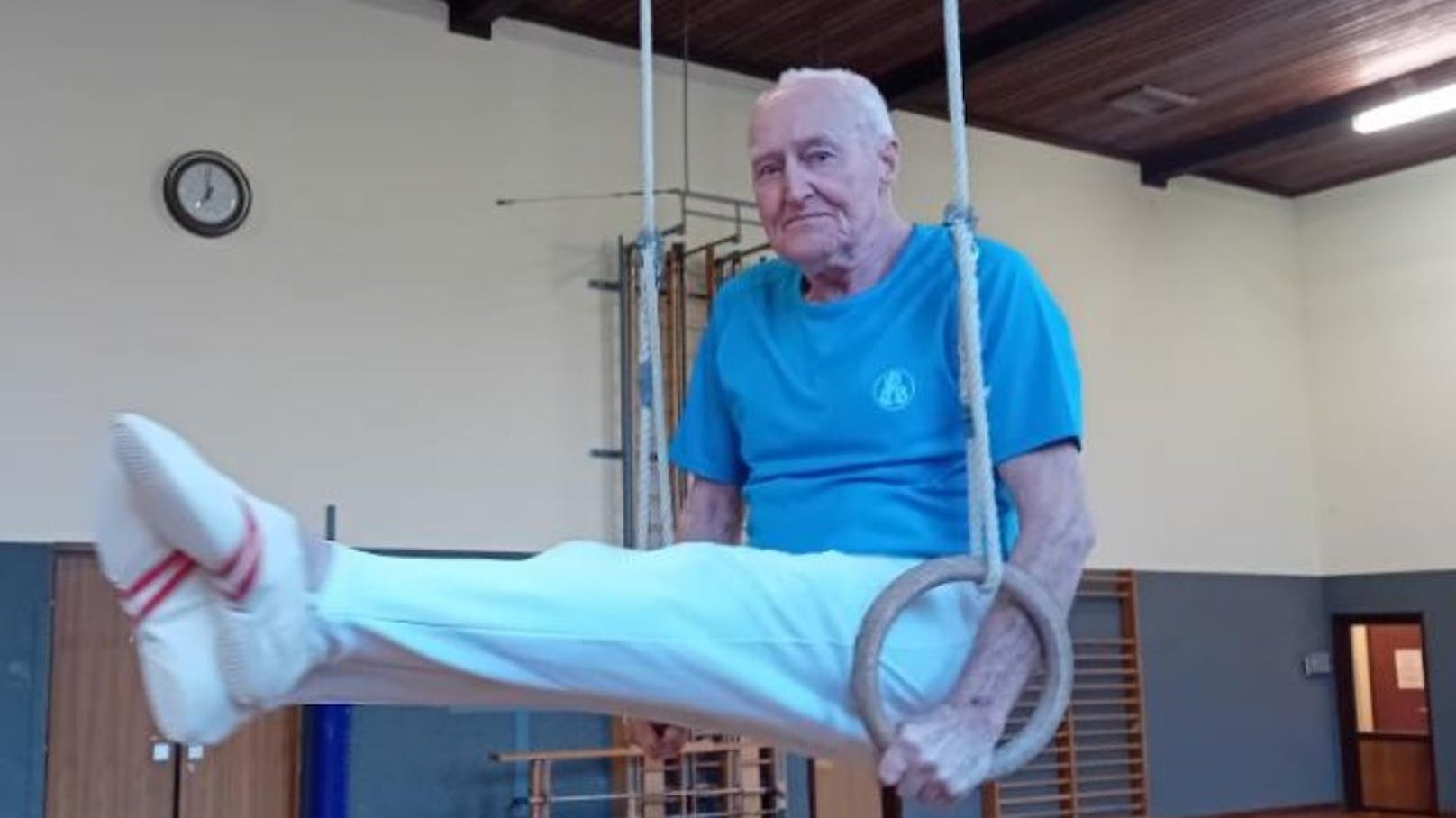 Mit 84 Jahren ist Franz fit wie ein Turnschuh