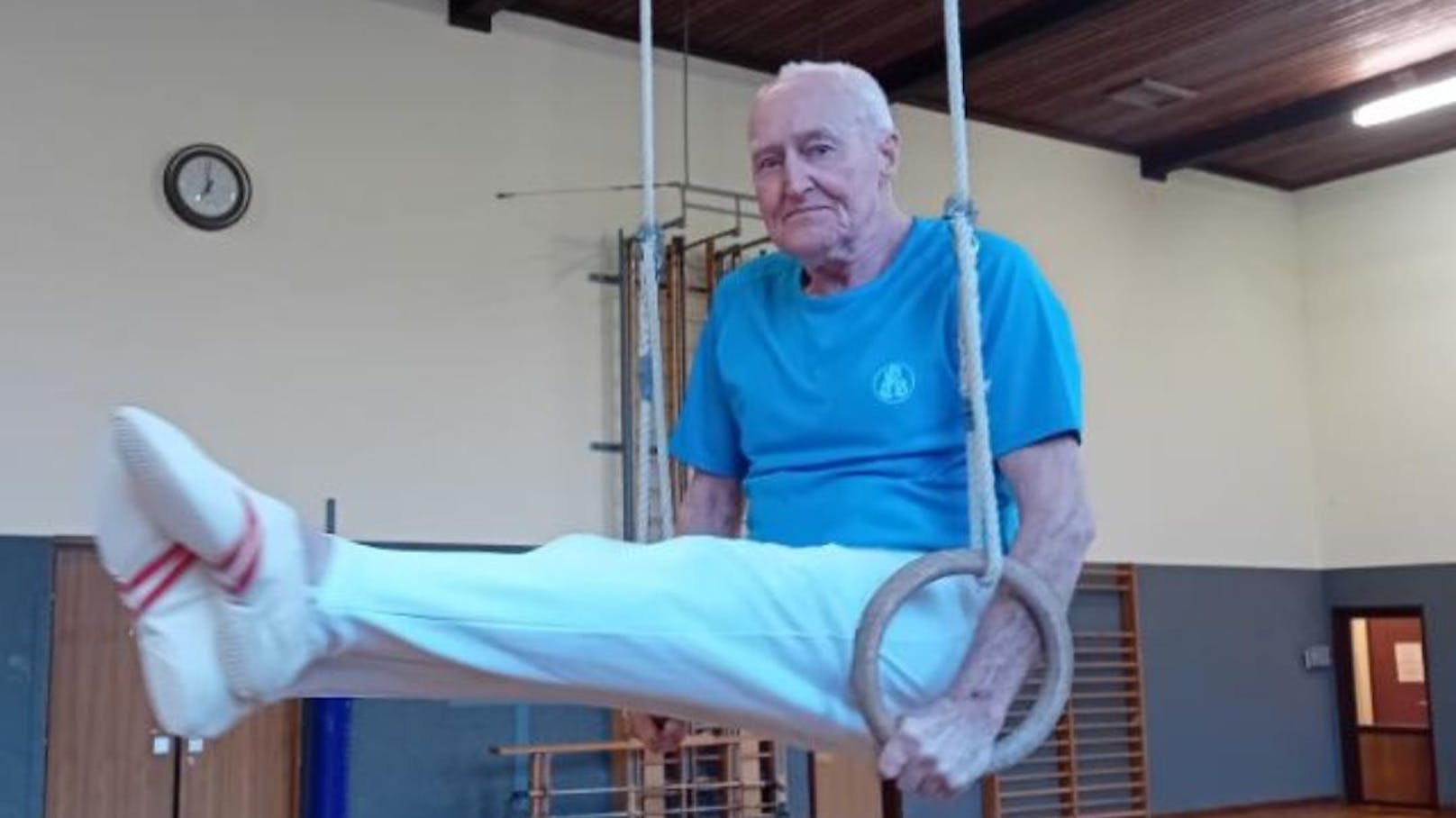 Mit 84 Jahren ist Franz fit wie ein Turnschuh