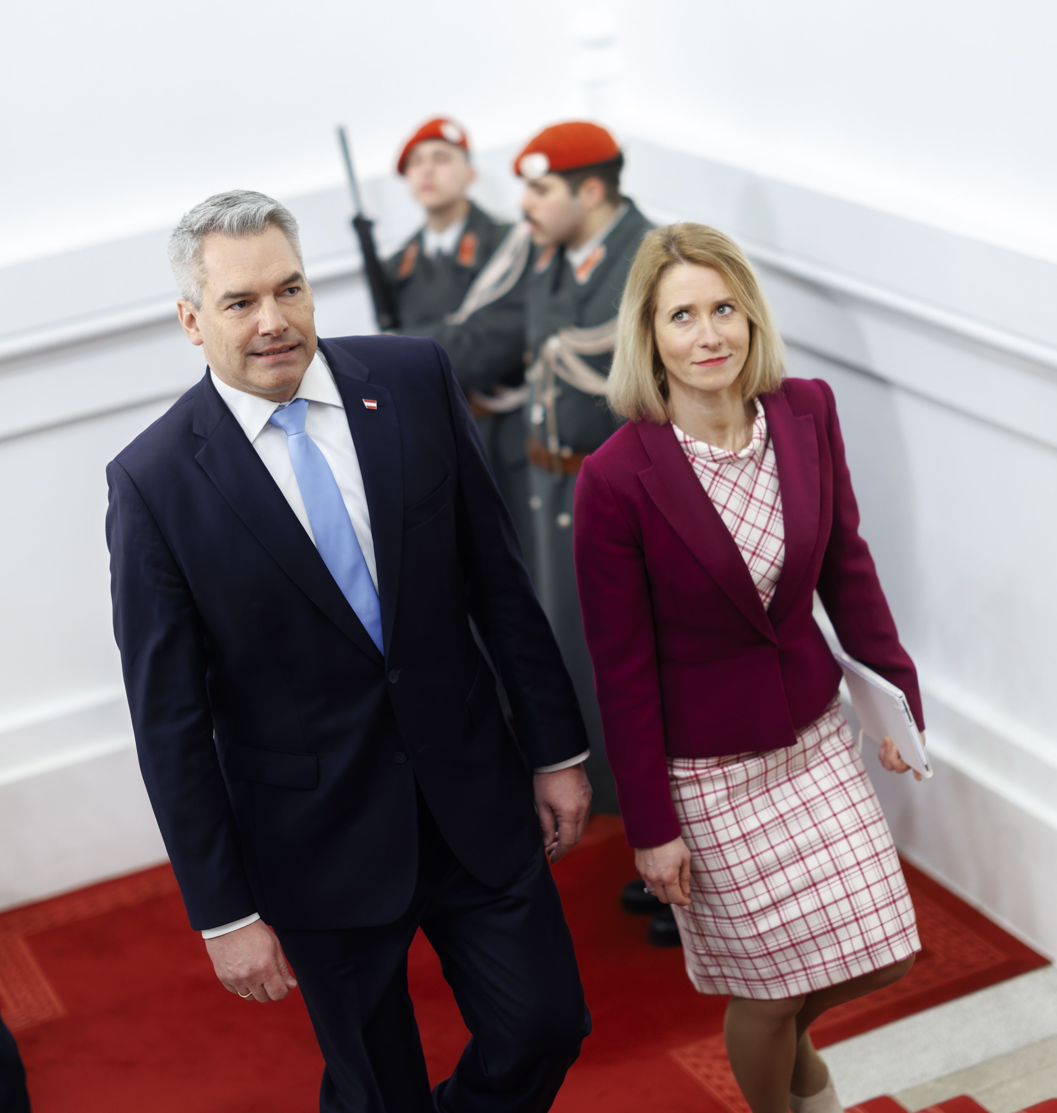 Anfang Februar gastierte Kaja Kallas in Wien. Nun sorgte sie mit einem Frühstück-Geständnis für viel Wirbel.