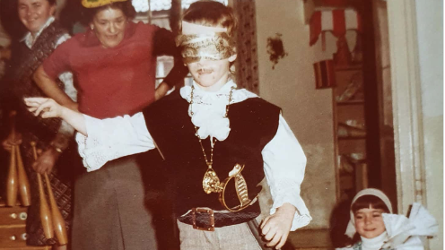 Robert Kratky 1979 als Pirat verkleidet