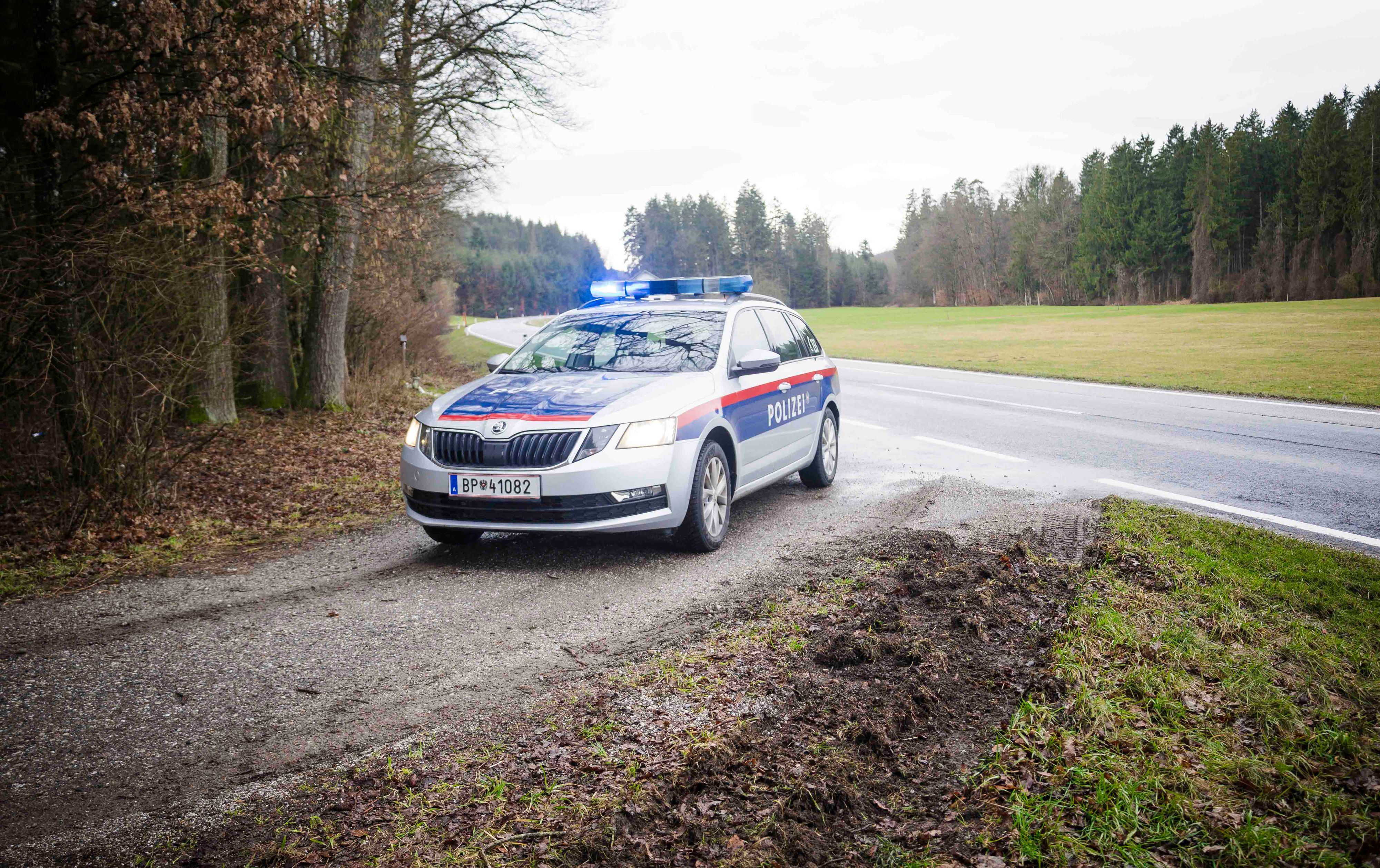 Die Polizei konnte den Unfalllenker rasch ausforschen.