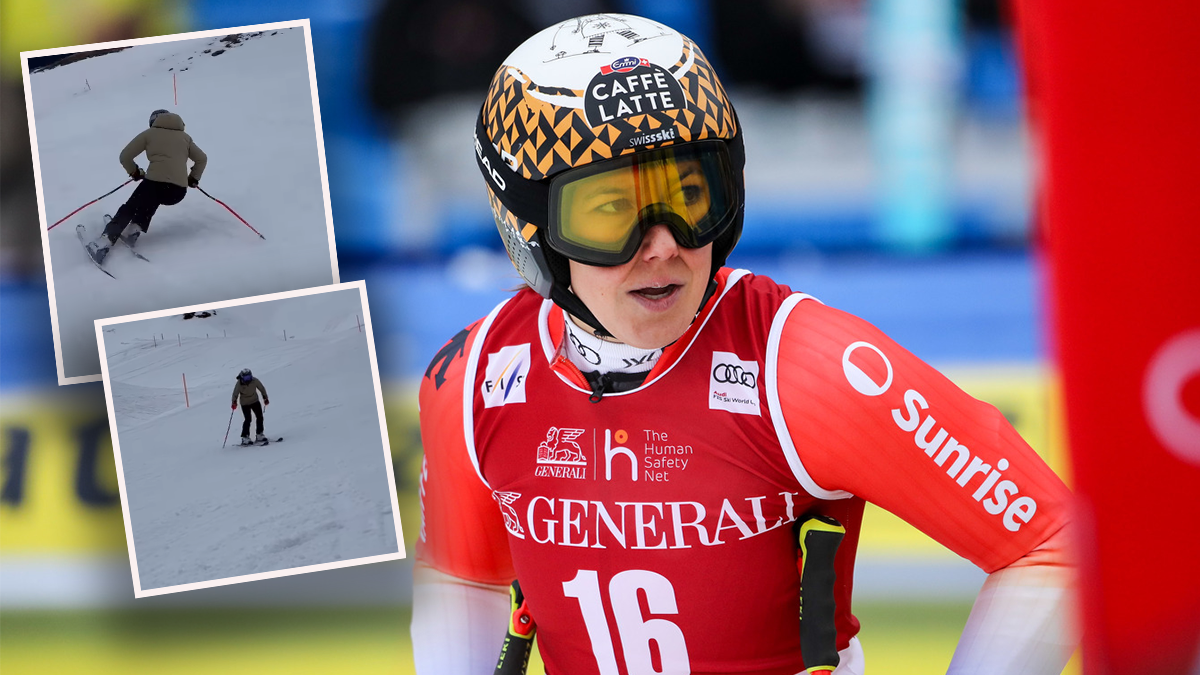 Ski-Star Wendy Holdener zieht wieder Schwünge in den Schnee.