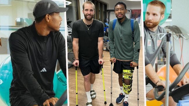 David Alaba und Marco Schwarz kämpfen gemeinsam für's Comeback.