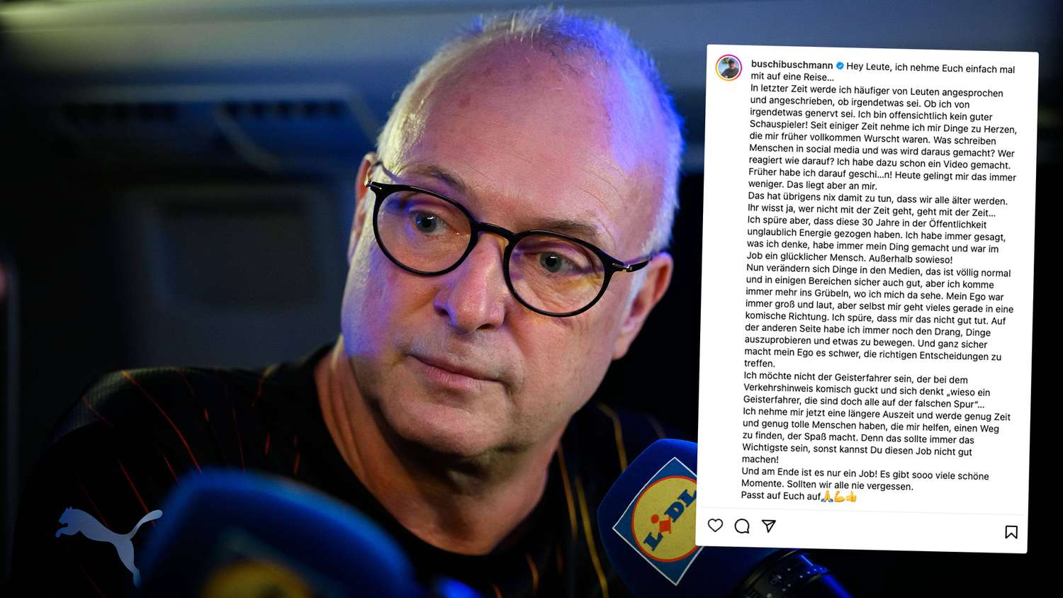 Frank "Buschi" Buschmann zählt zu den bekanntesten Kommentatoren im Sport.