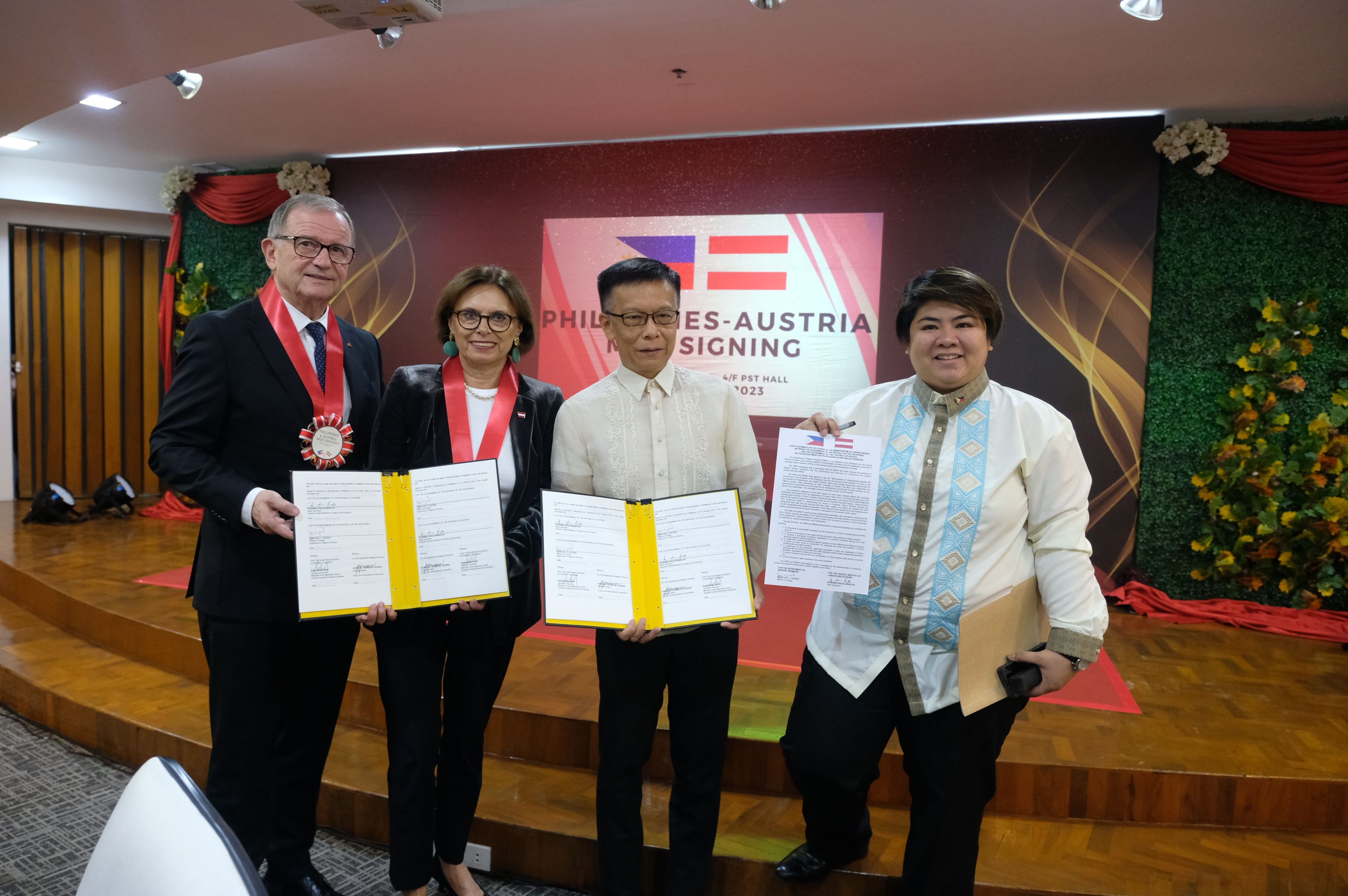 KO-Generalsekretär Karlheinz Kopf und Tourismus-Staatssekretärin Susanne Kraus-Winkler zu Gast in Manila