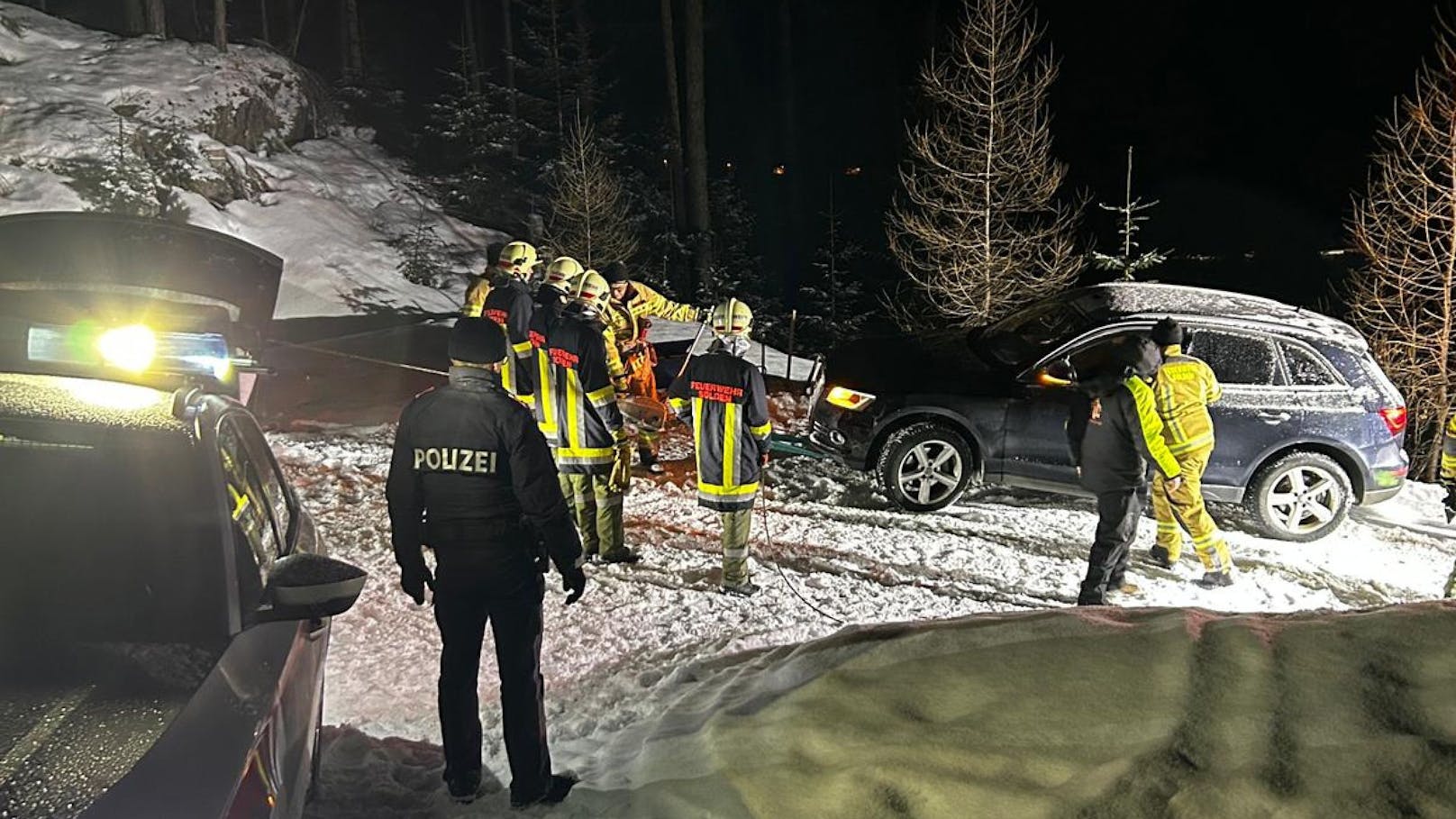 Vom Navi fehlgeleitet, endete die Fahrt eines 44-jährigen Slowaken auf einem Forstweg. 