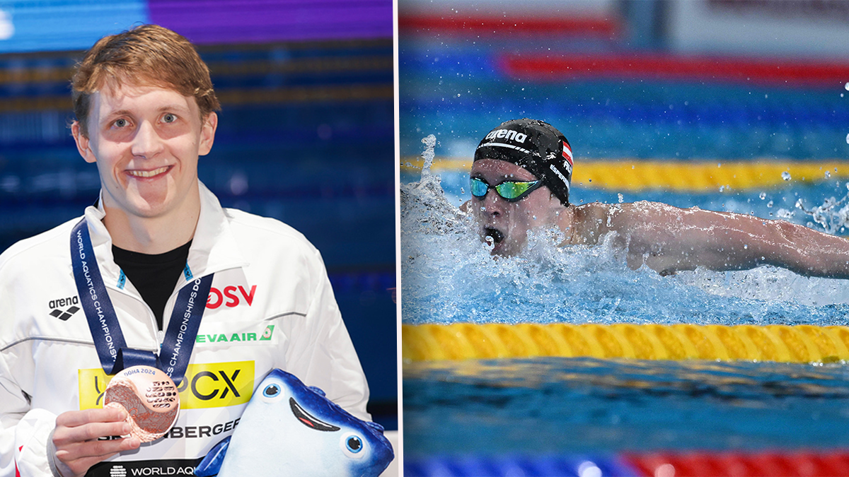 Martin Espernberger ist sensationell zur Silbermedaille geschwommen. 