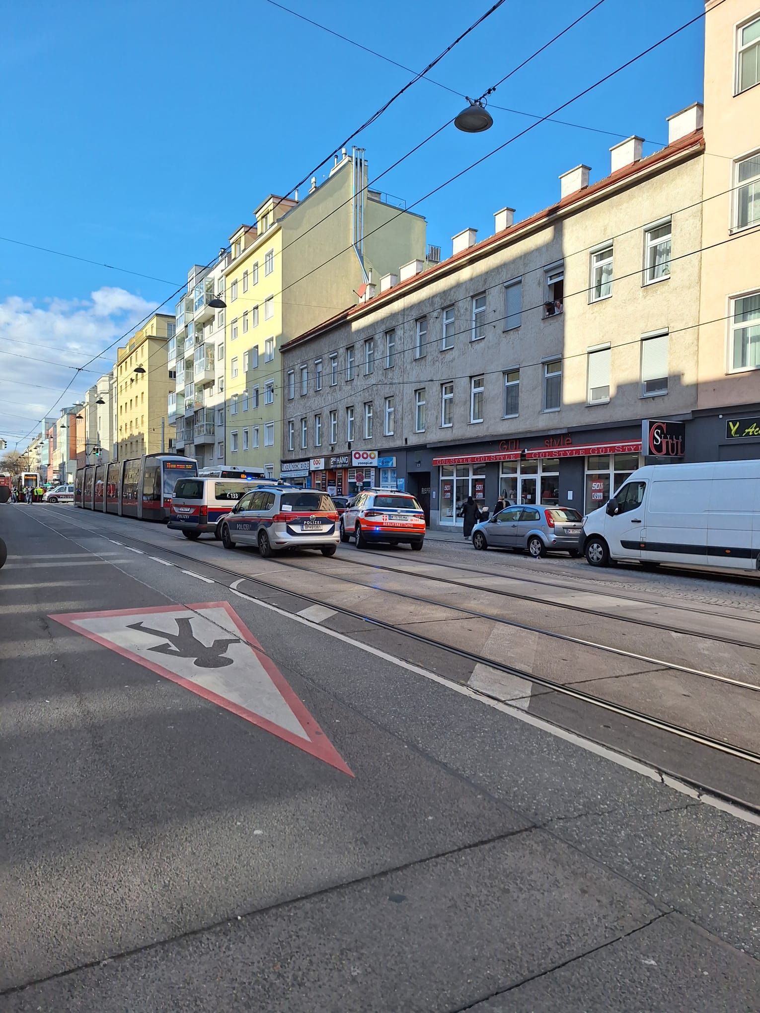 Die Wiener Berufsrettung, Berufsfeuerwehr sowie die Polizei waren sofort am Unfallort.