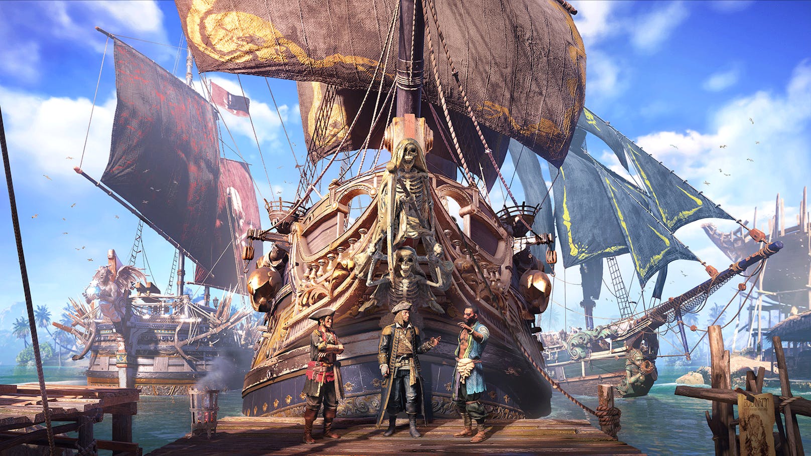 Setzt die Segel! Endlich ist das Piraten-Spiel "Skull and Bones" von Ubisoft fertig. Immer wieder wurde der neue Blockbuster des französischen Videospielunternehmen verschoben, doch ab dem 16. Februar 2024 dürfen Gamer nun die Sieben Weltmeere mit ihrem Schiff unsicher machen.