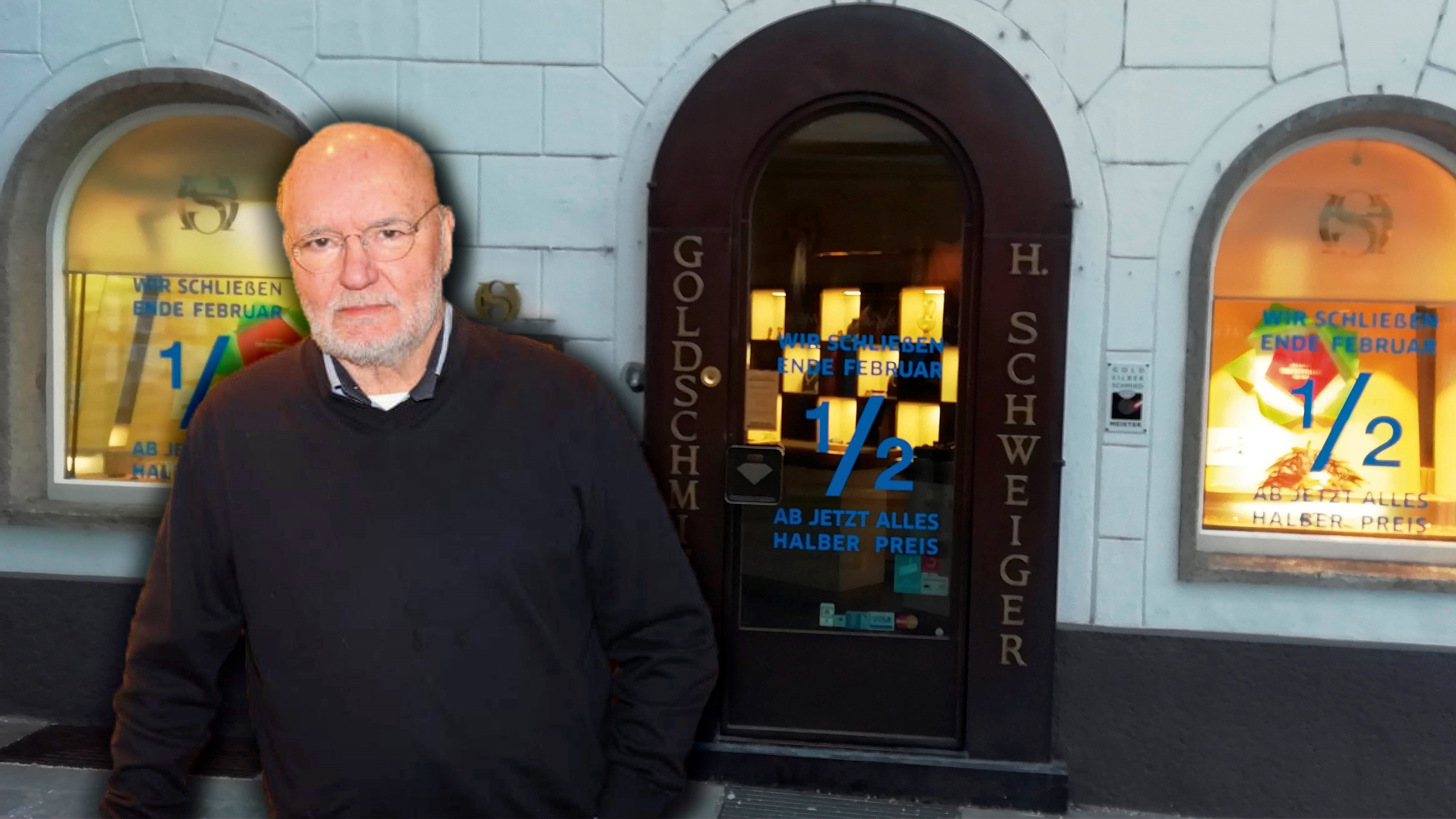 Für viele Linzer eine Institution: Das Juweliergeschäft Schweiger – im Bild Geschäftsführer Helmut Schweiger – in der Innenstadt sperrt zu.