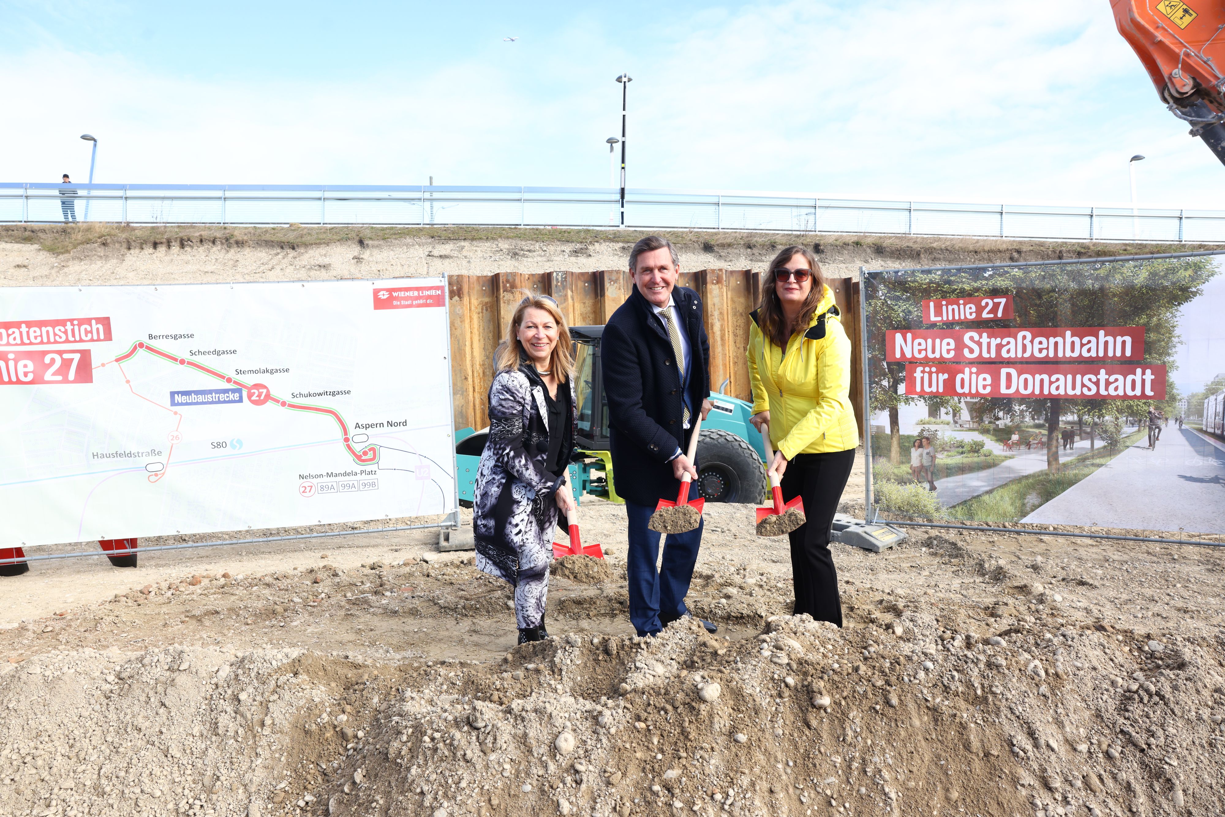Wiener-Linien-Chefin Alexandra Reinagl, Öffi-Stadtrat Peter Hanke und Planungsstadträtin Ulli Sima. 