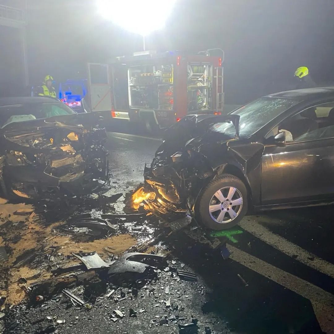 In der Nacht auf Mittwoch kam es auf der S6 bei St. Michael zu einem folgenschweren Geisterfahrer-Crash.