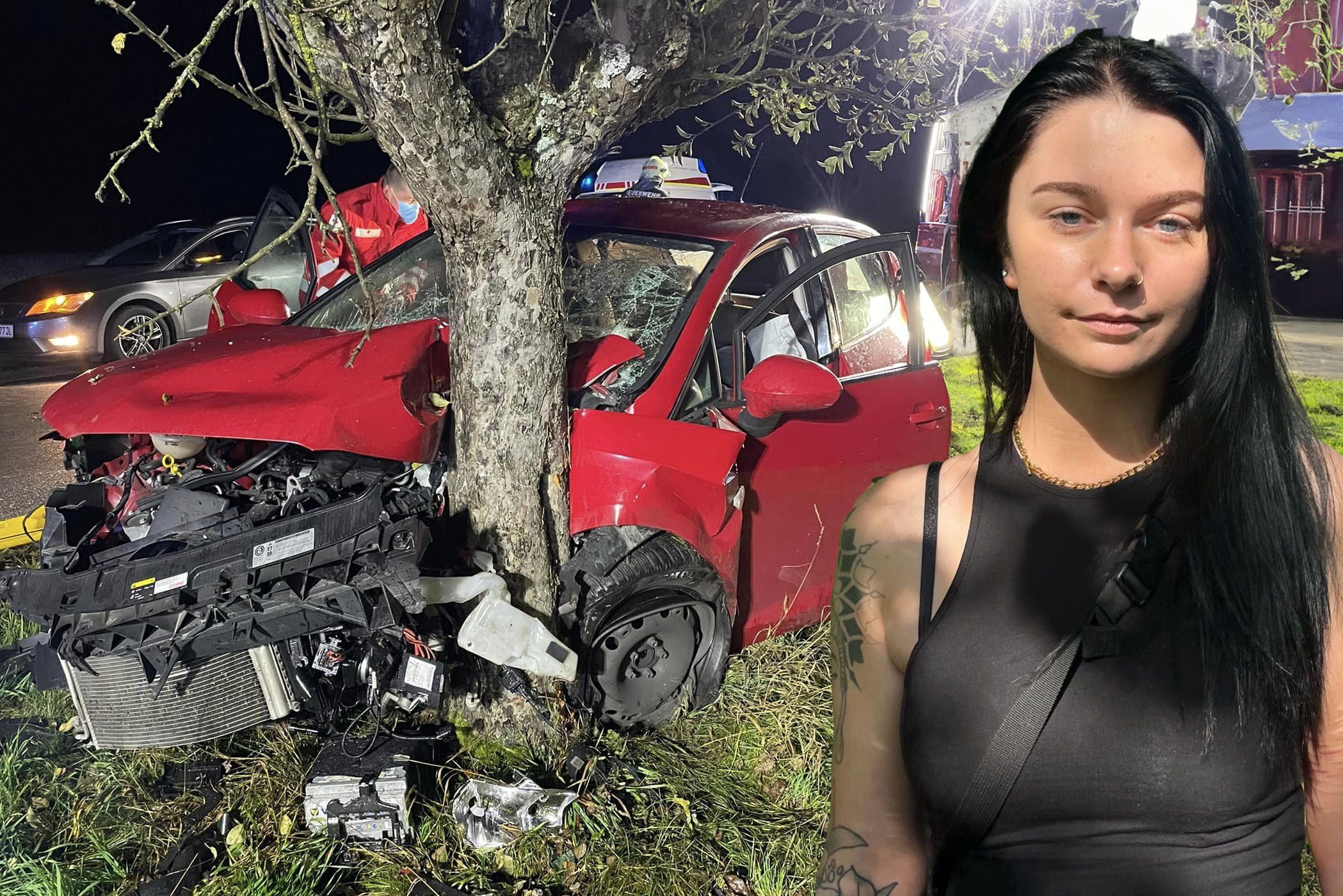 Pia K. (22) und zwei ihrer Freunde wurden schwer verletzt. Heute hält sie Vorträge über ihren Alko-Unfall.